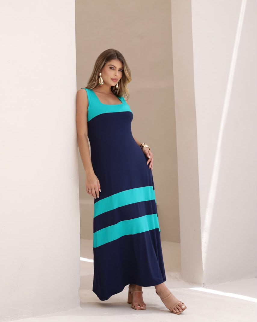 Vestido Darcy - Azul Marinho