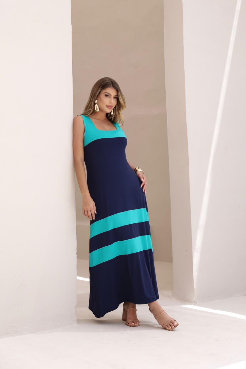Vestido Darcy - Azul Marinho