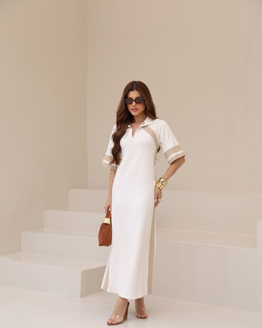 Vestido Eclair - Bege