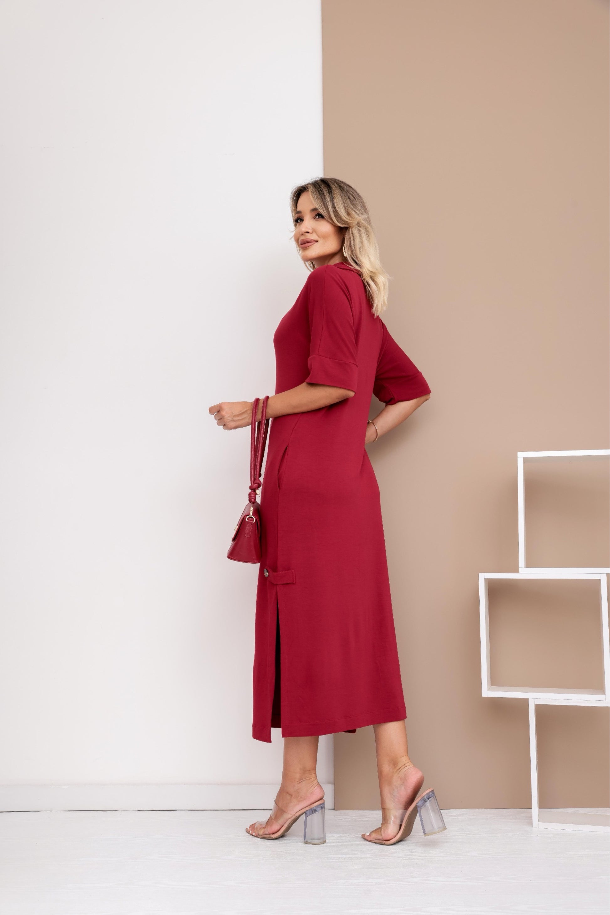 Vestido Japão - Marsala