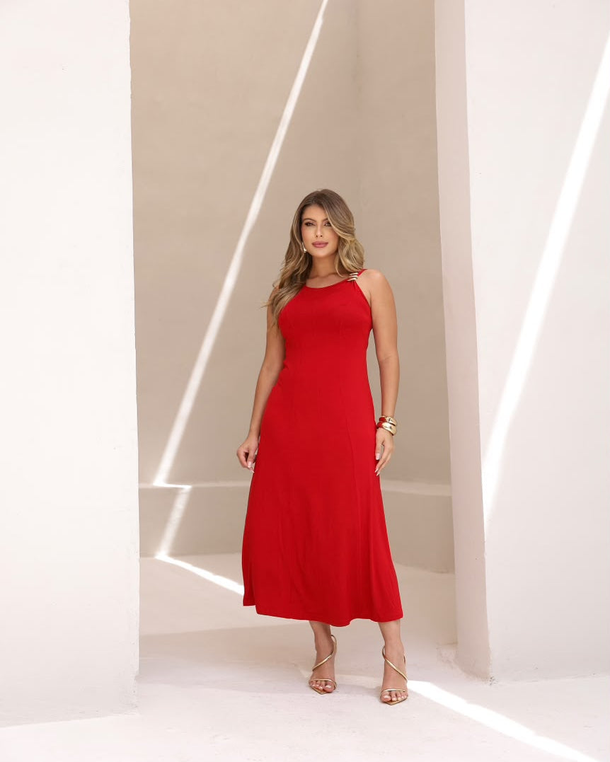 Vestido Lacroix - Vermelho