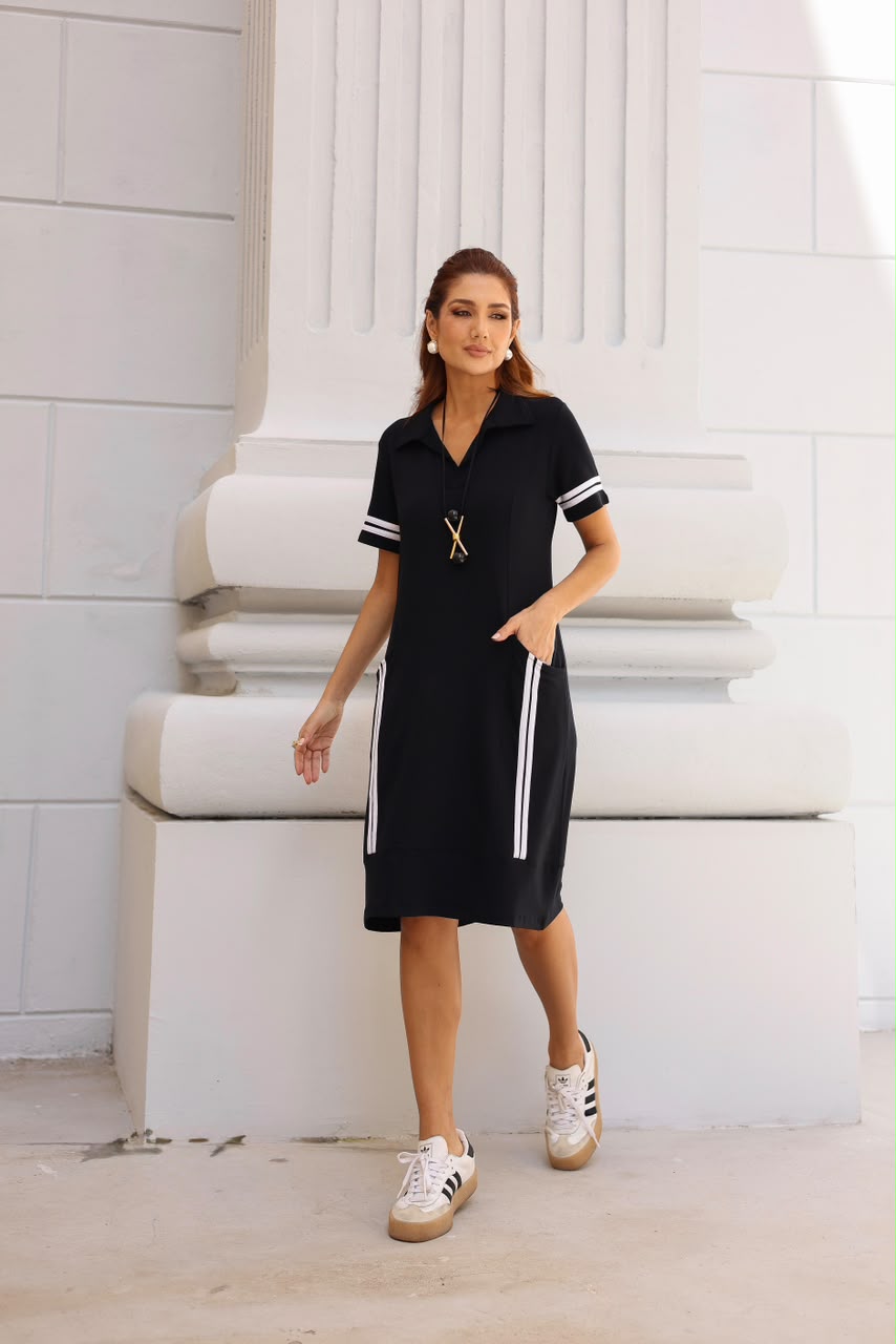 Vestido Mônaco - Preto