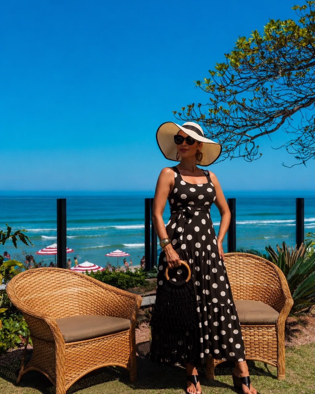 Vestido Serena - Preto