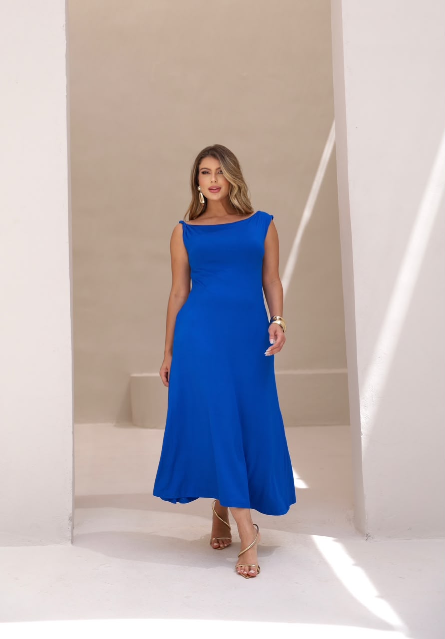 Vestido Stars - Azul Royal