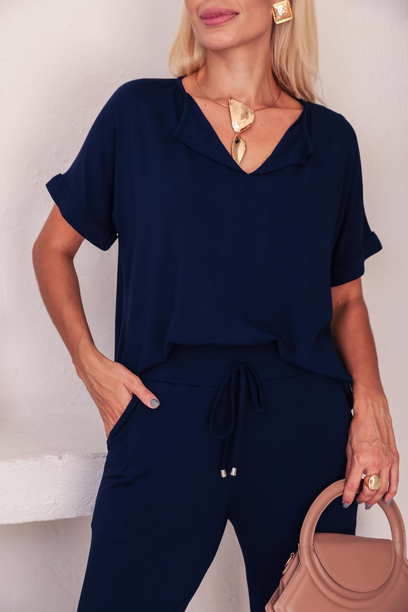 Conjunto Dalla Comfy - Azul Marinho
