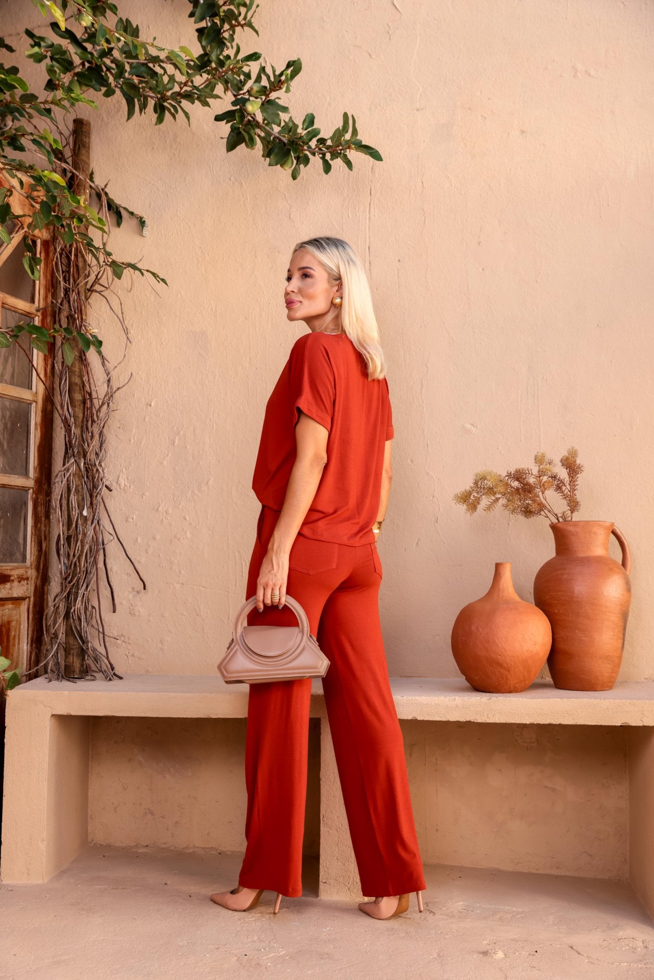 Conjunto Dalla Comfy - Terra Cota