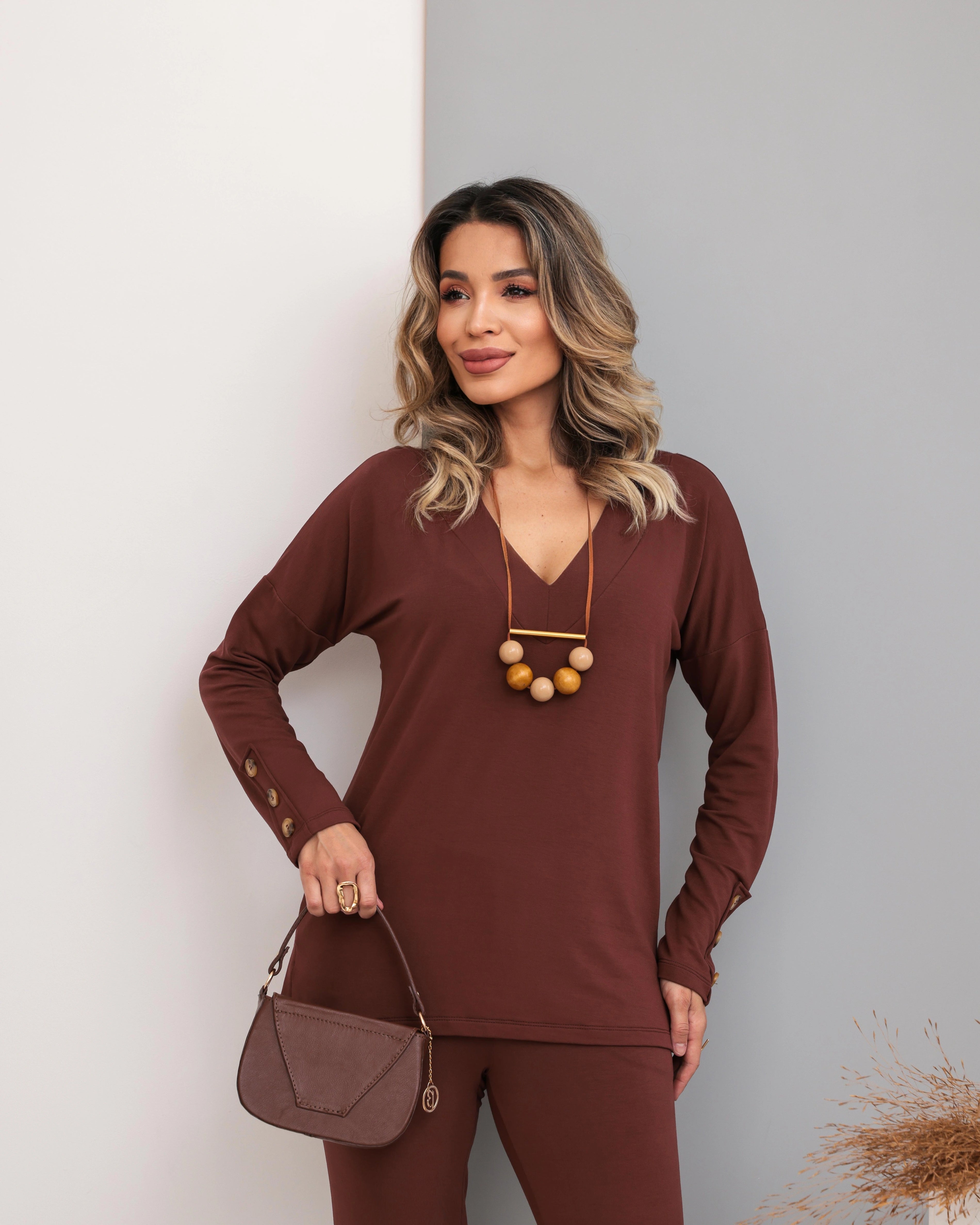 Conjunto Elegance - Capuccino