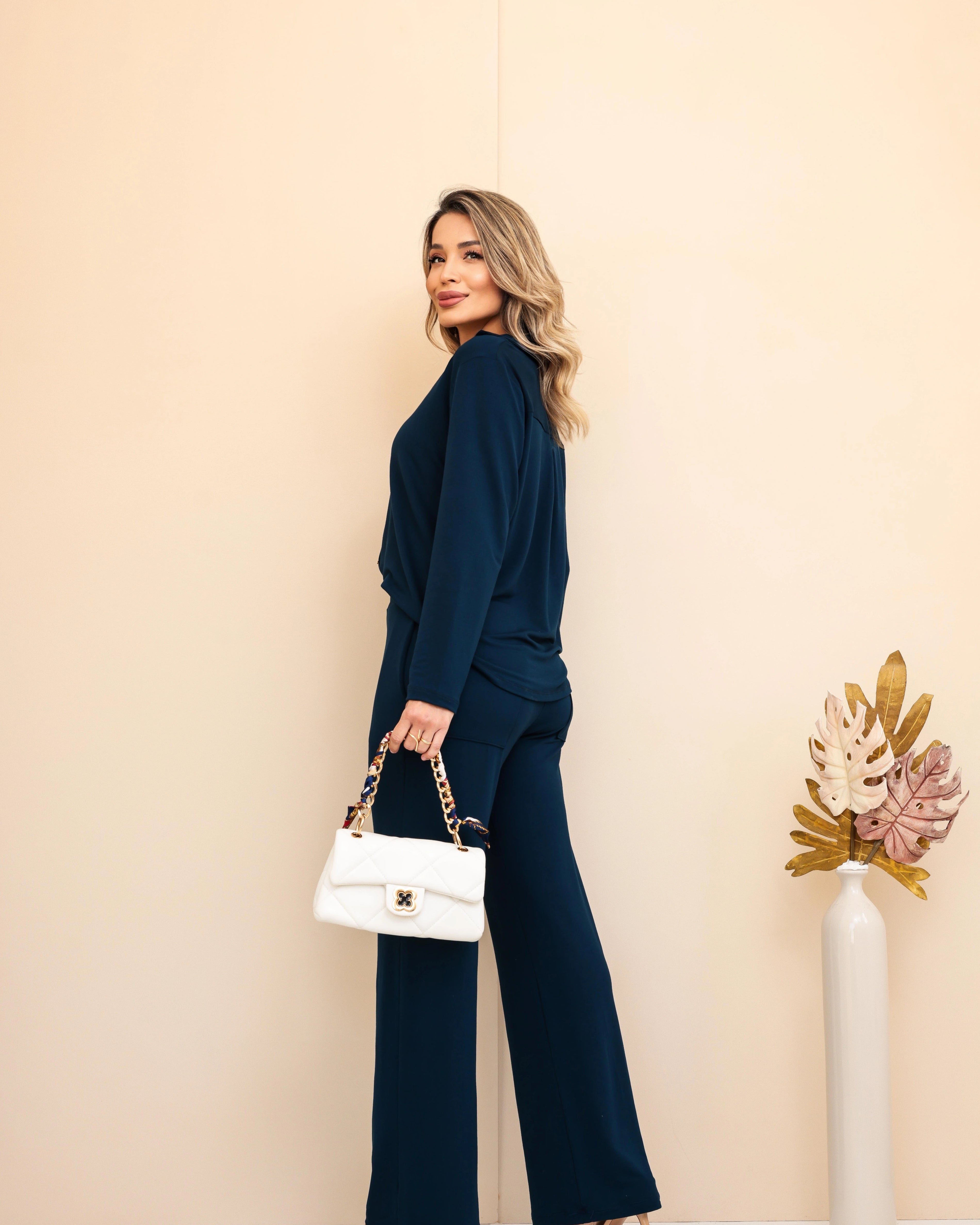 Conjunto Luminous- Azul Marinho