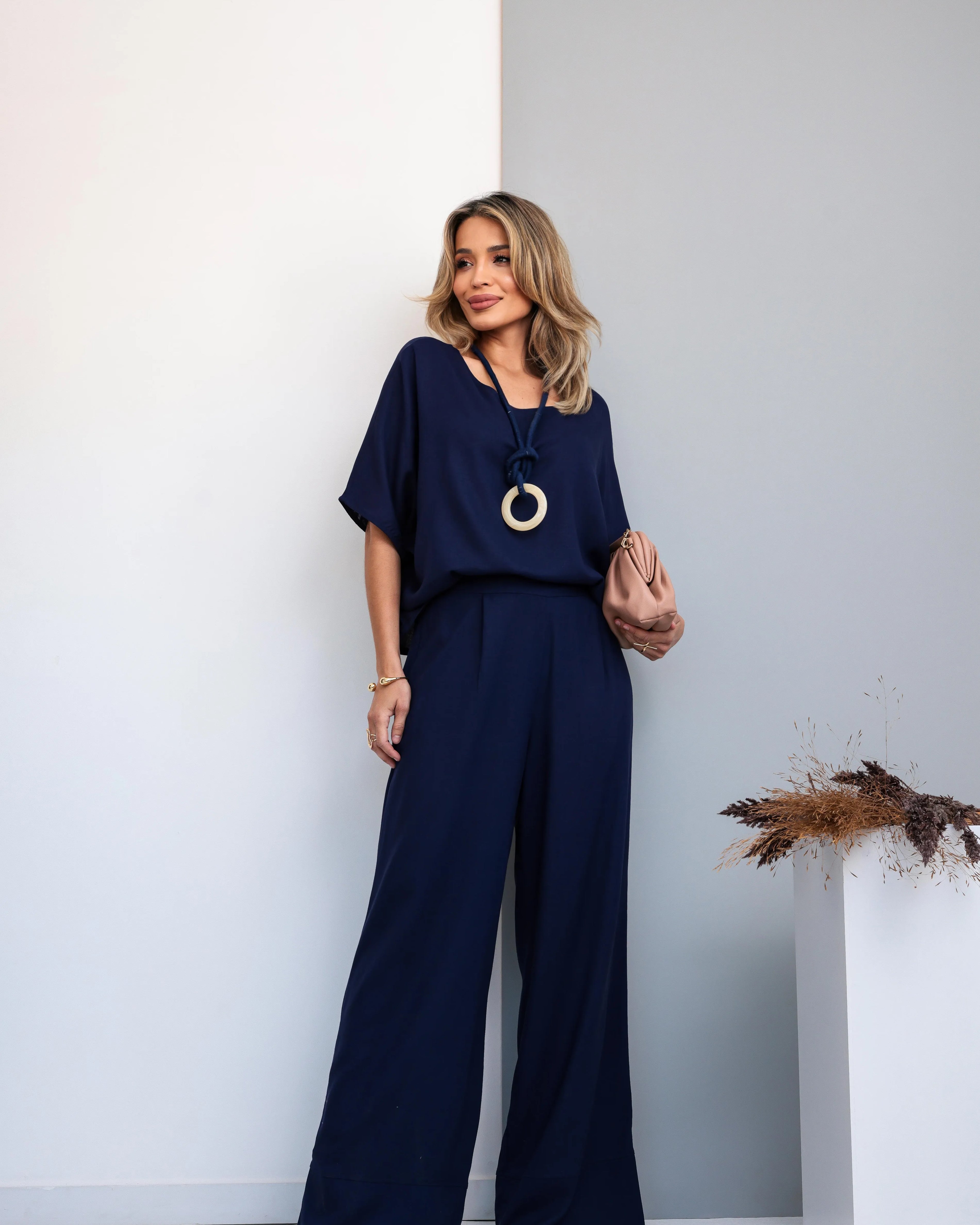 Conjunto Lys - Azul Marinho