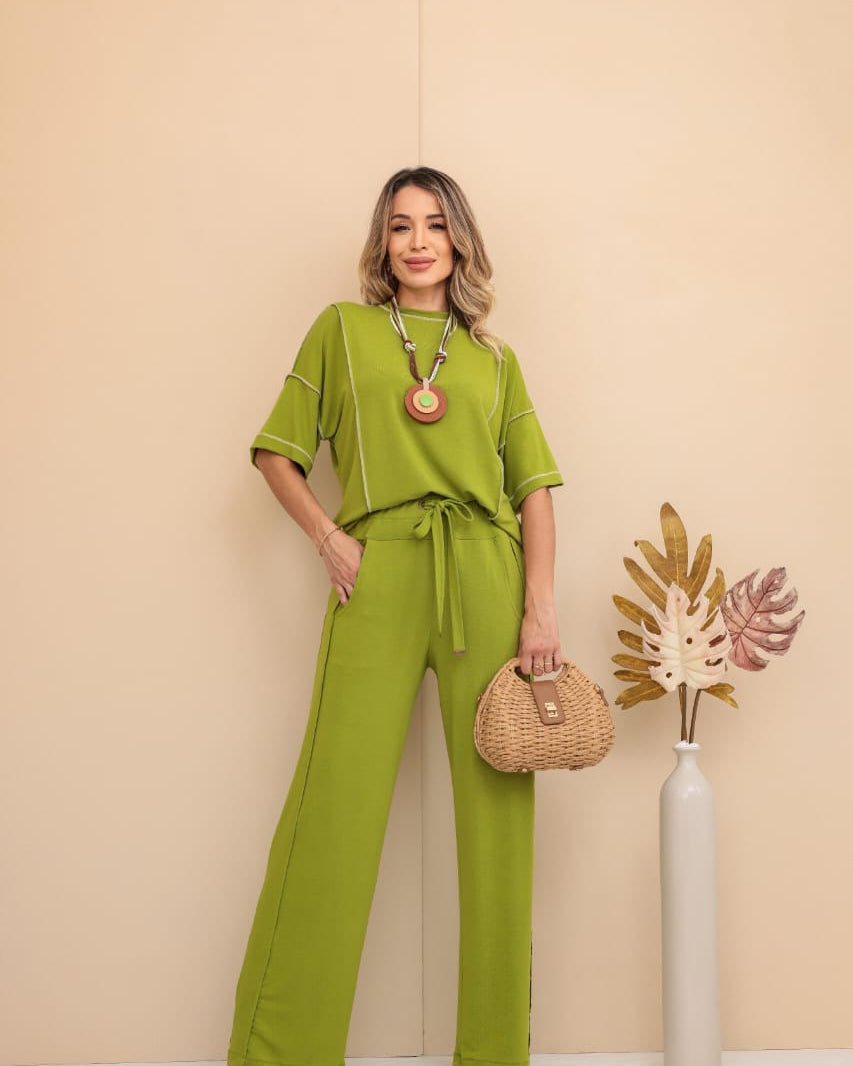 Conjunto Mexicano - Verde Folha