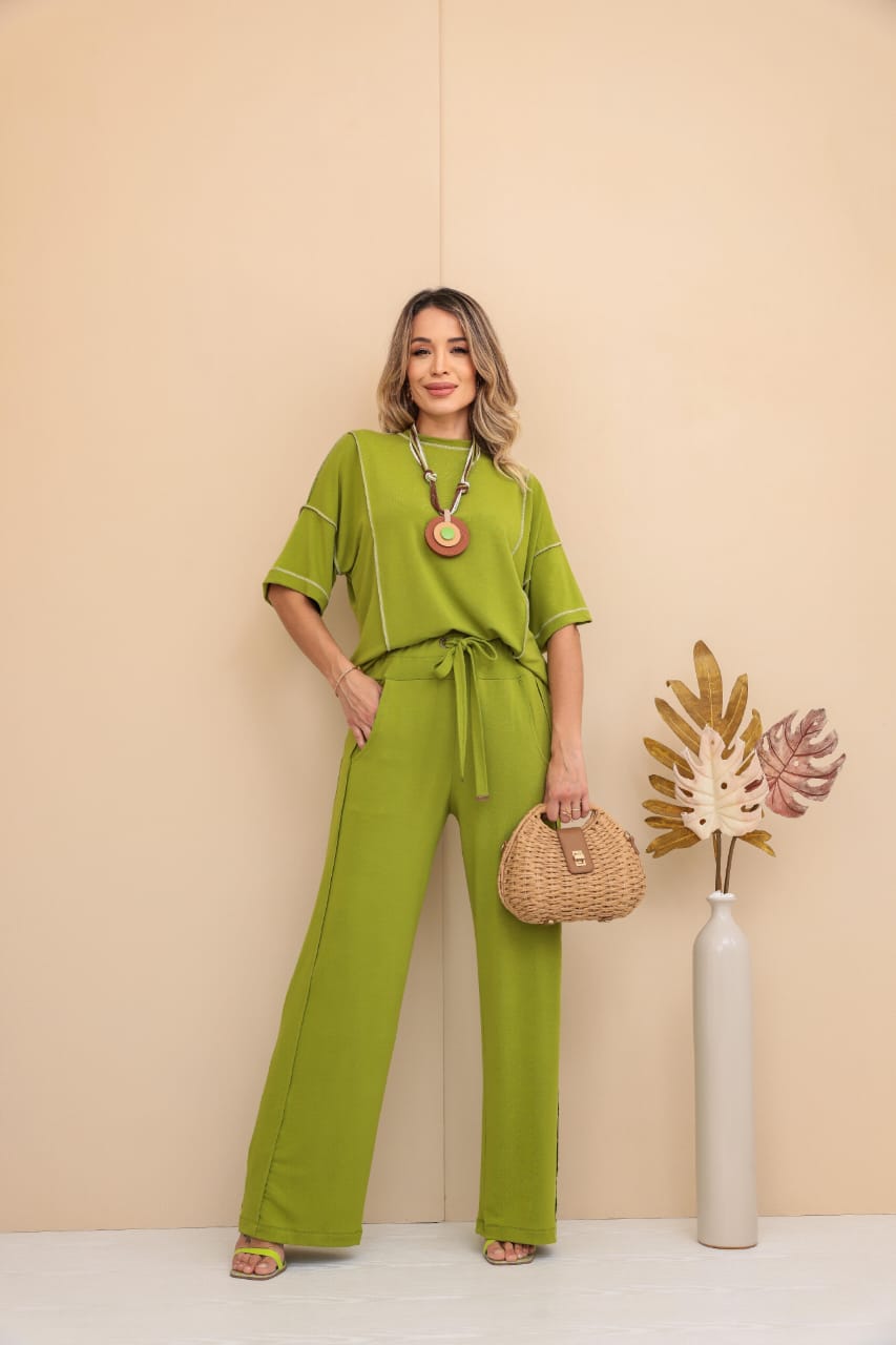 Conjunto Mexicano - Verde Folha