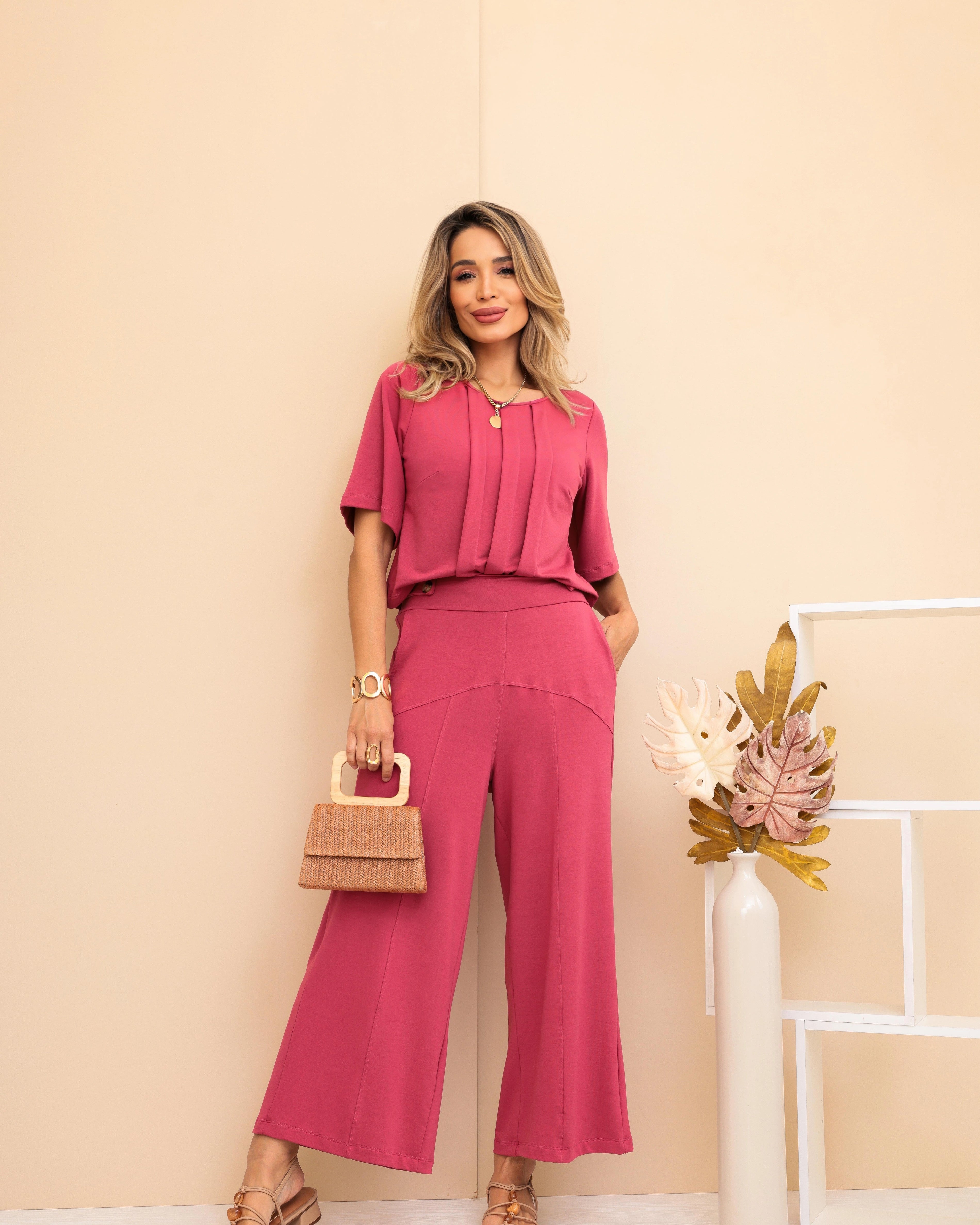 Conjunto Nômade - Rosa