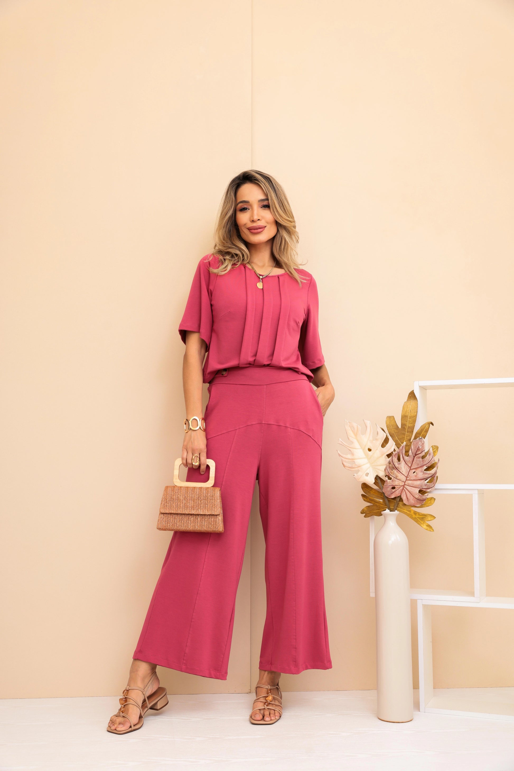 Conjunto Nômade - Rosa