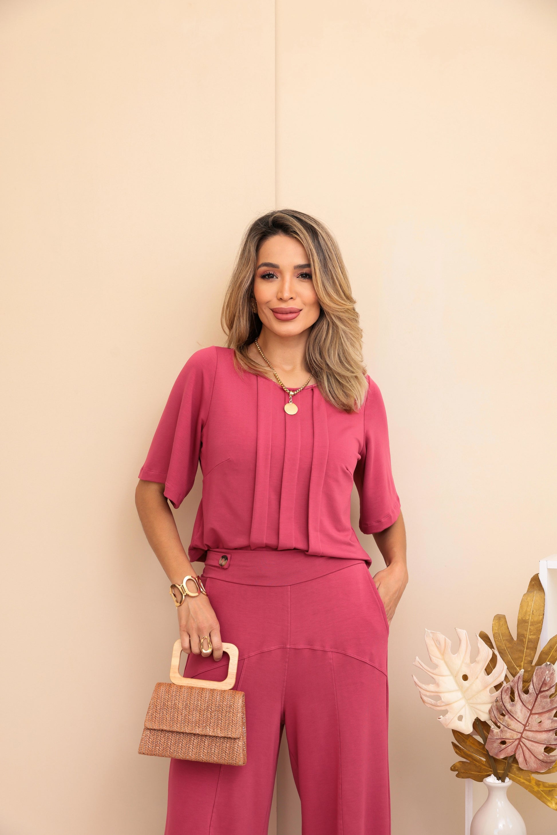 Conjunto Nômade - Rosa