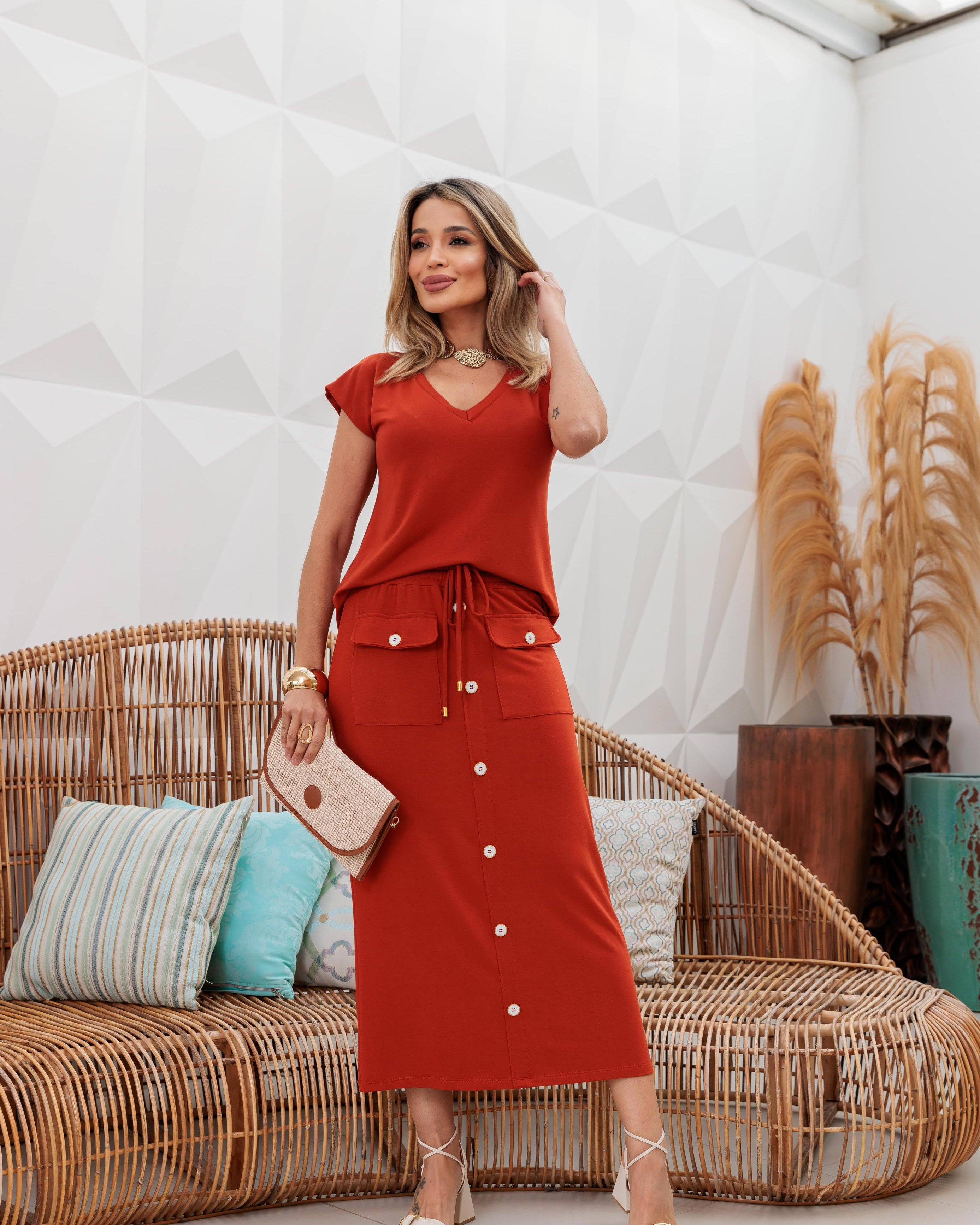 Conjunto Ravi - Coral