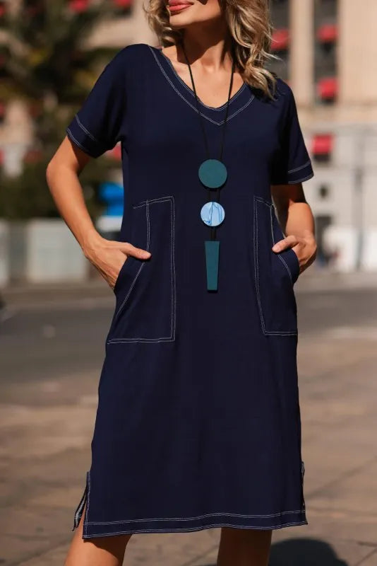 Vestido Roma - Azul Marinho