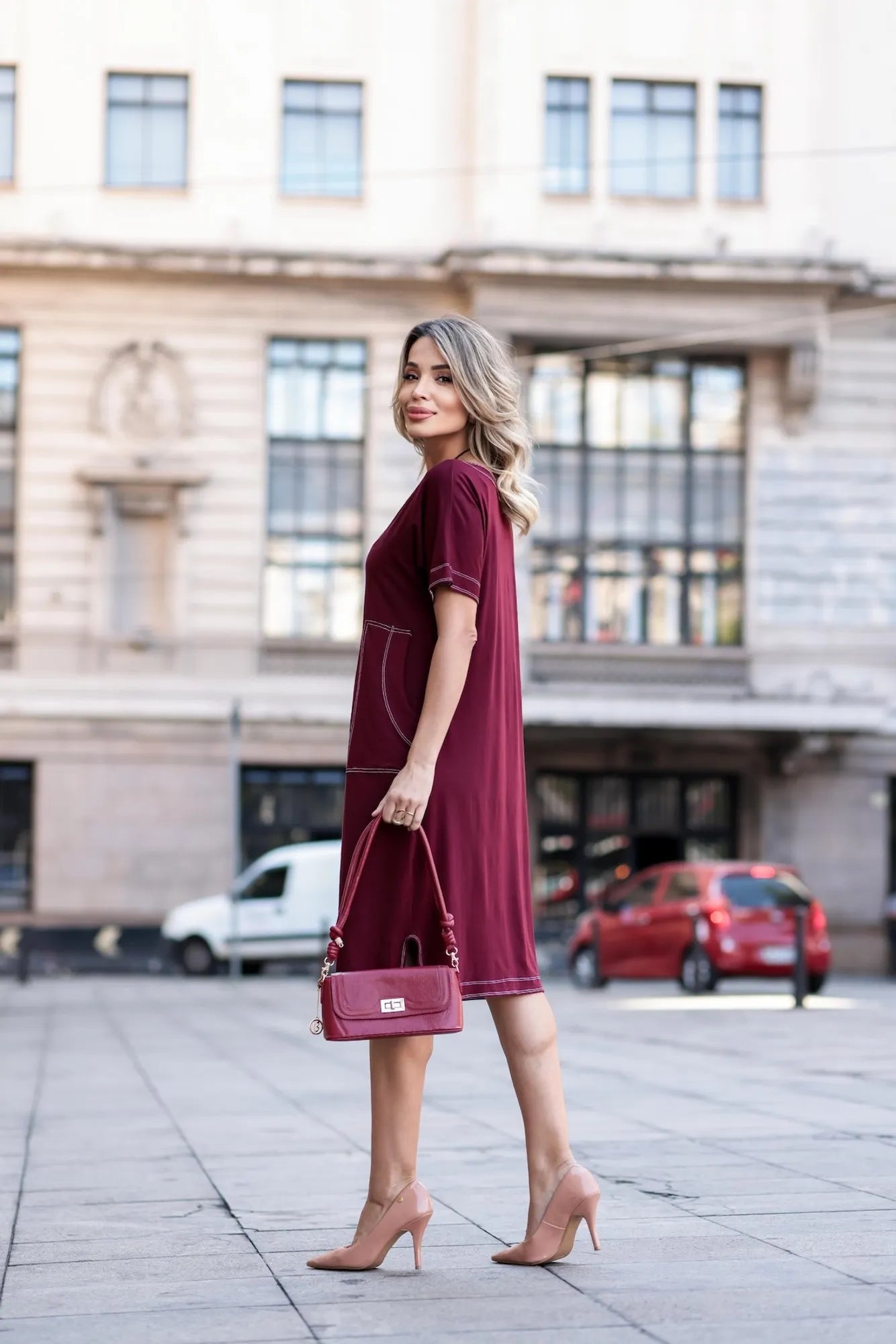 Vestido Roma - Marsala