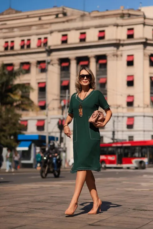 Vestido Roma - Verde