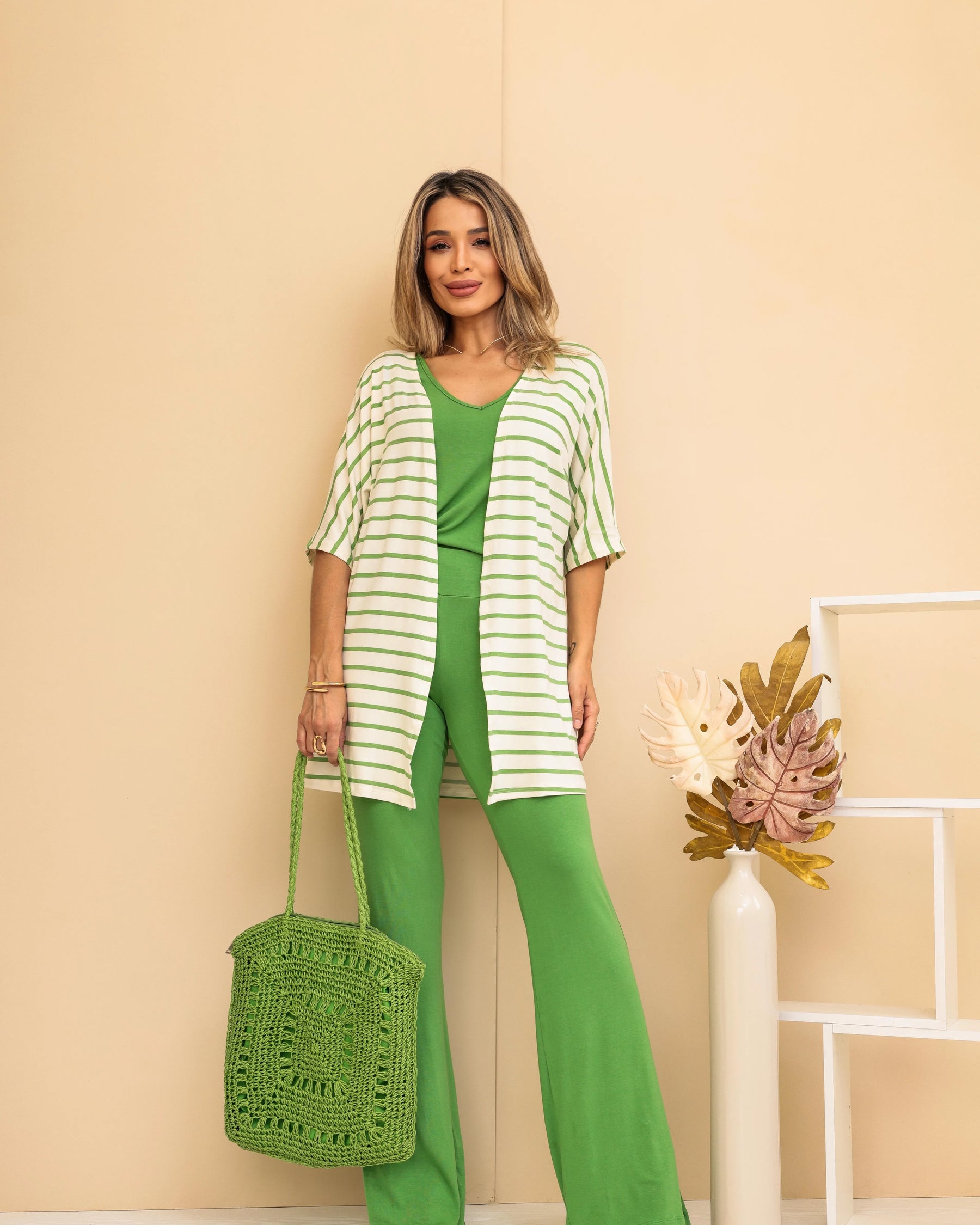 Conjunto Santorine - Verde Bandeira