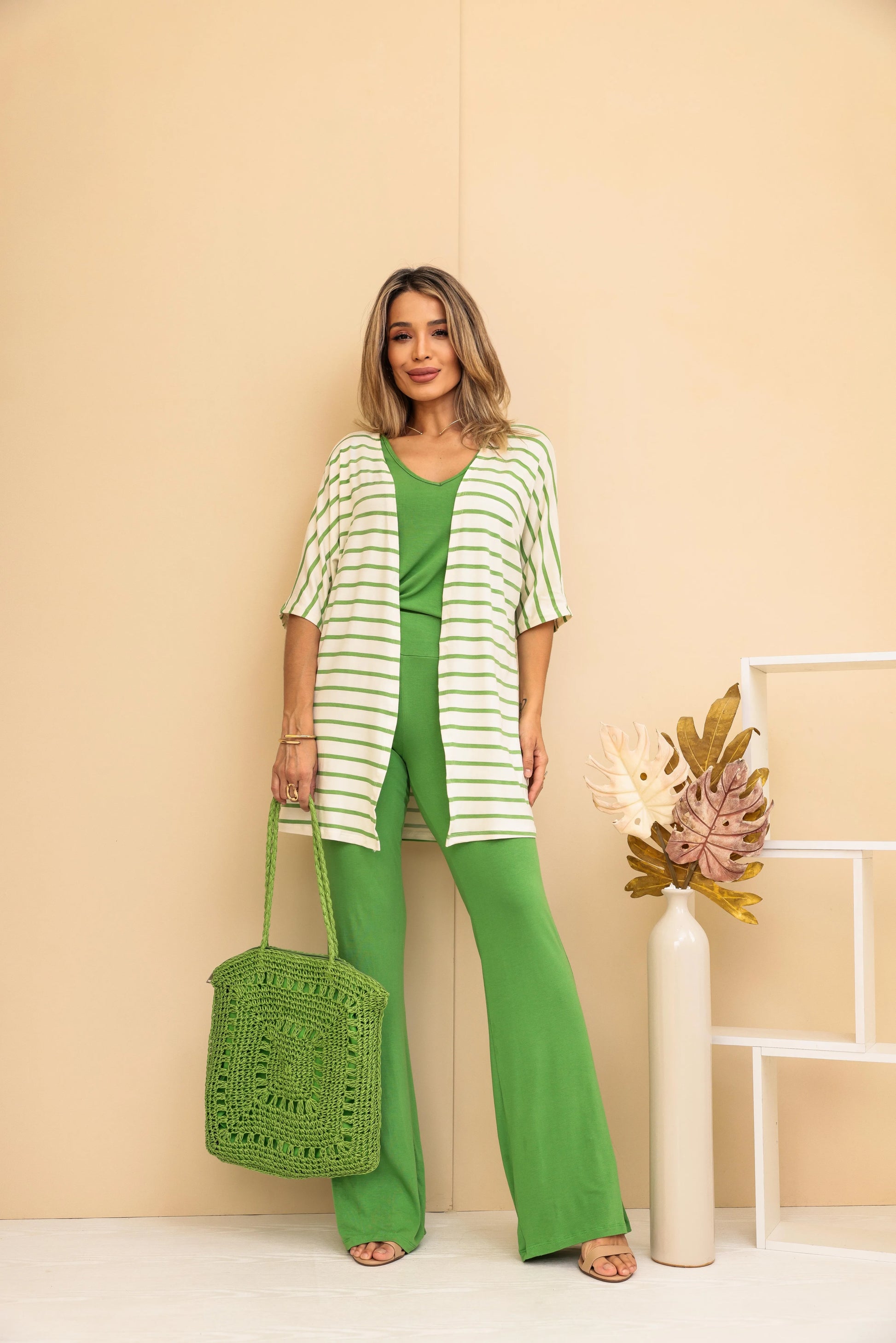 Conjunto Santorine - Verde Bandeira