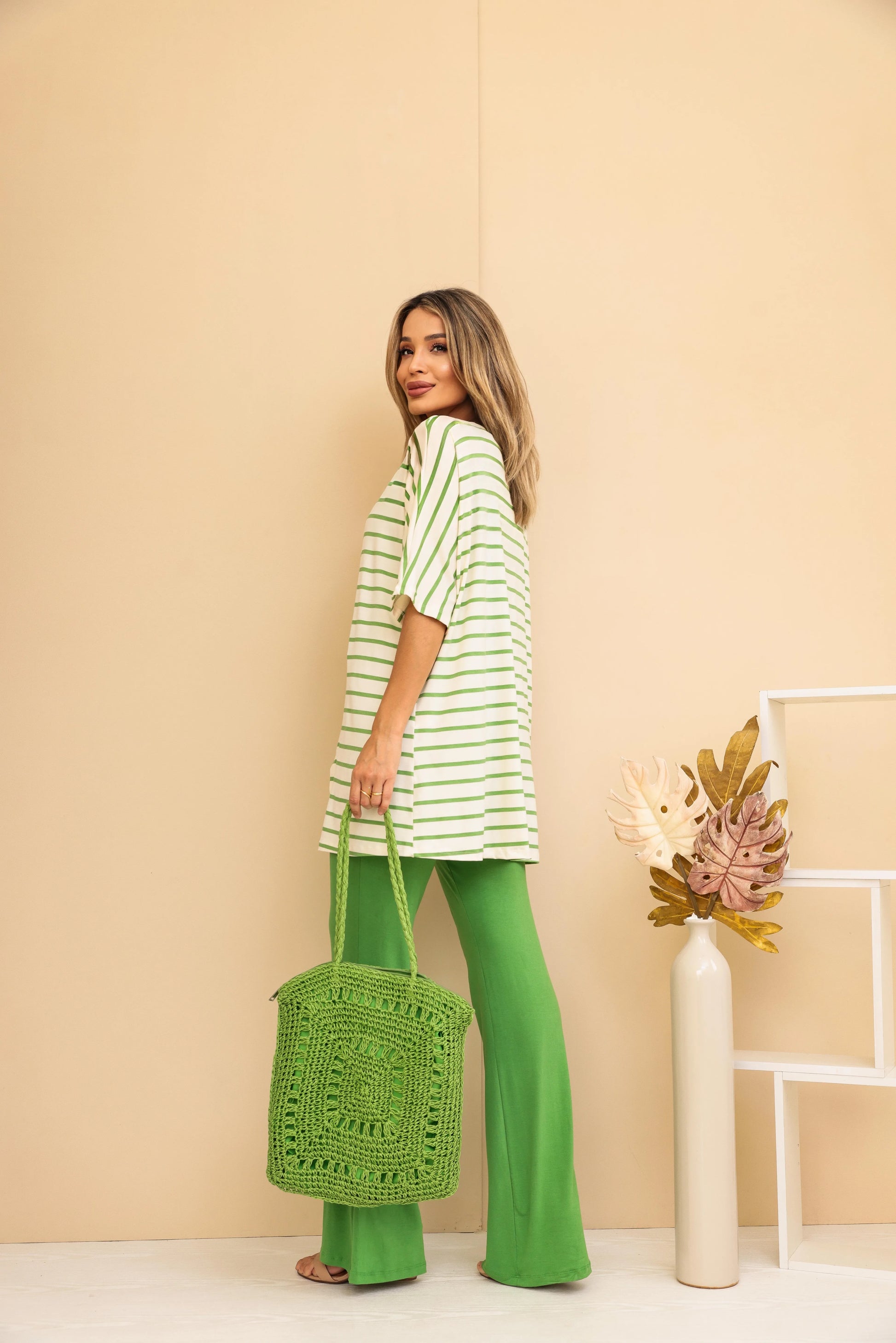 Conjunto Santorine - Verde Bandeira