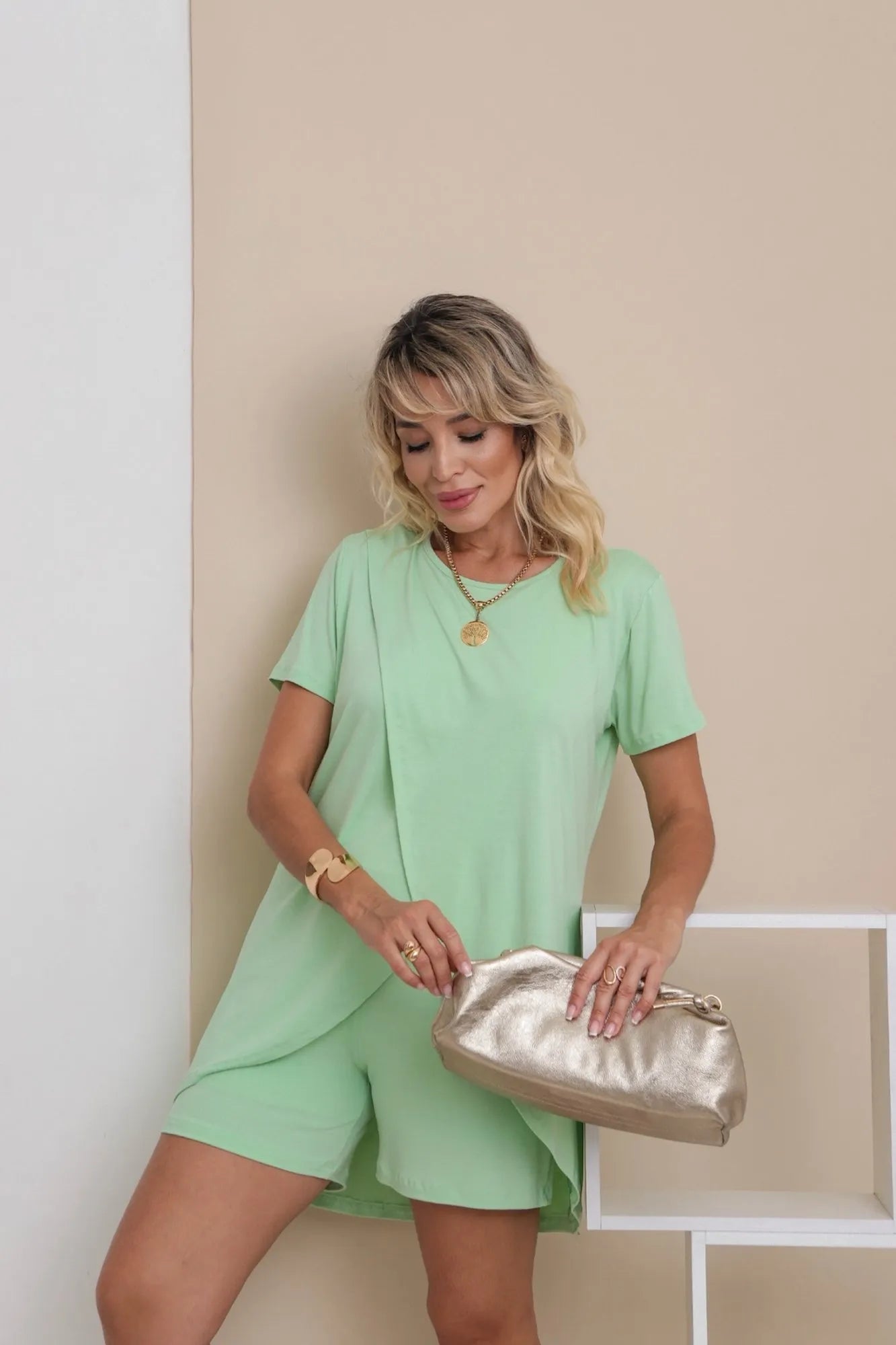 Conjunto Viver - Pistache