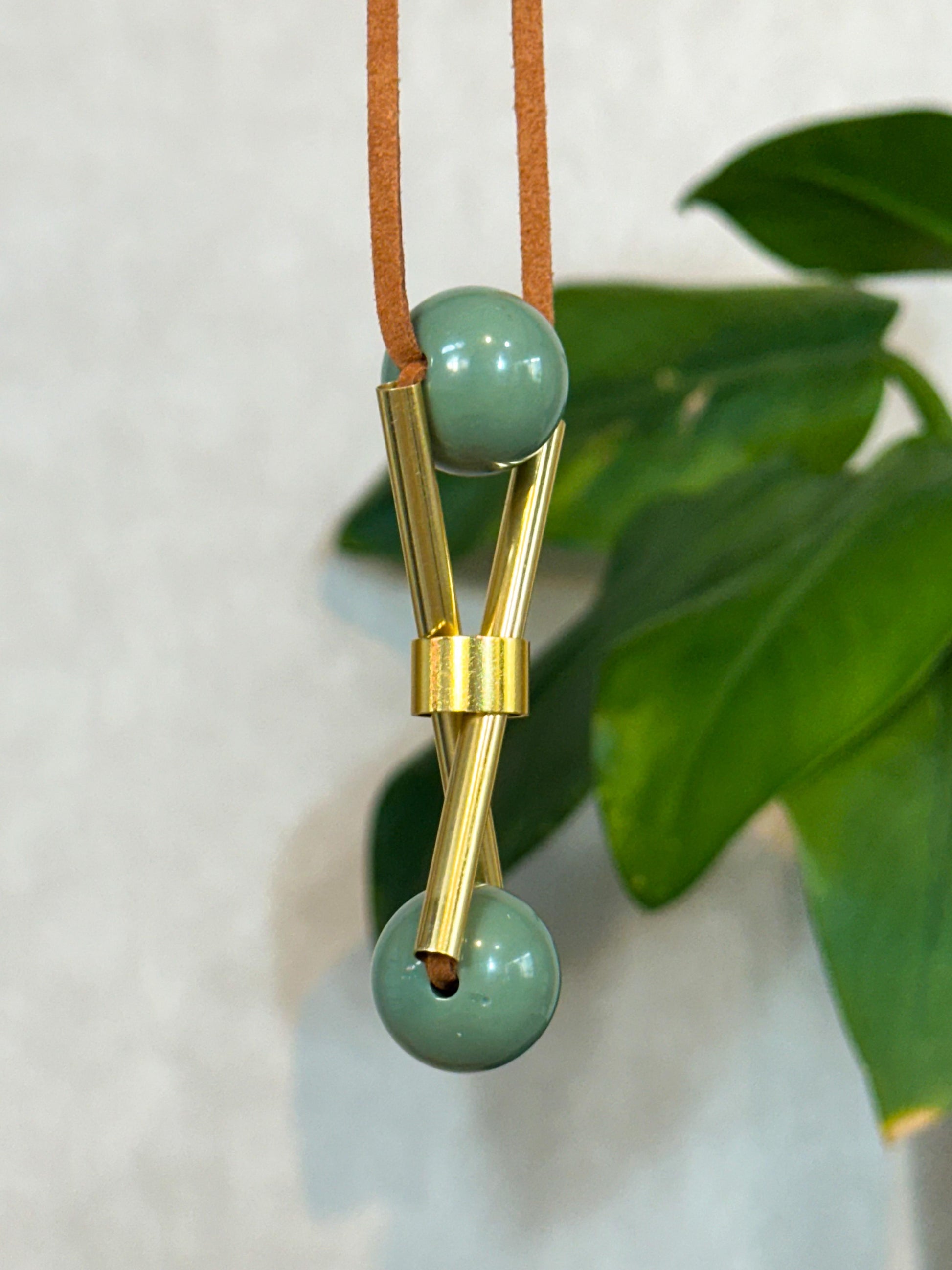 Colar luxor - Verde Oliva