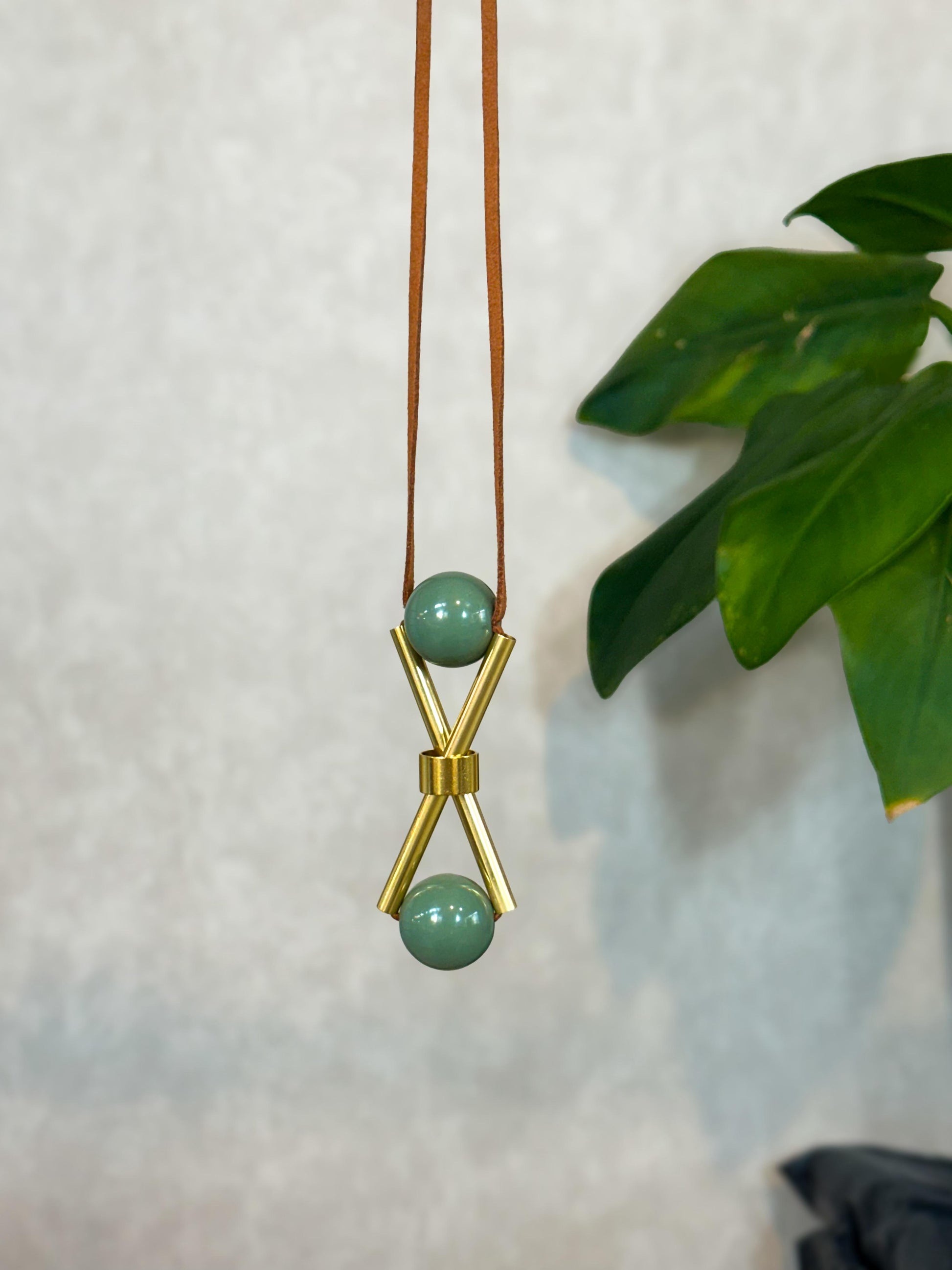 Colar luxor - Verde Oliva