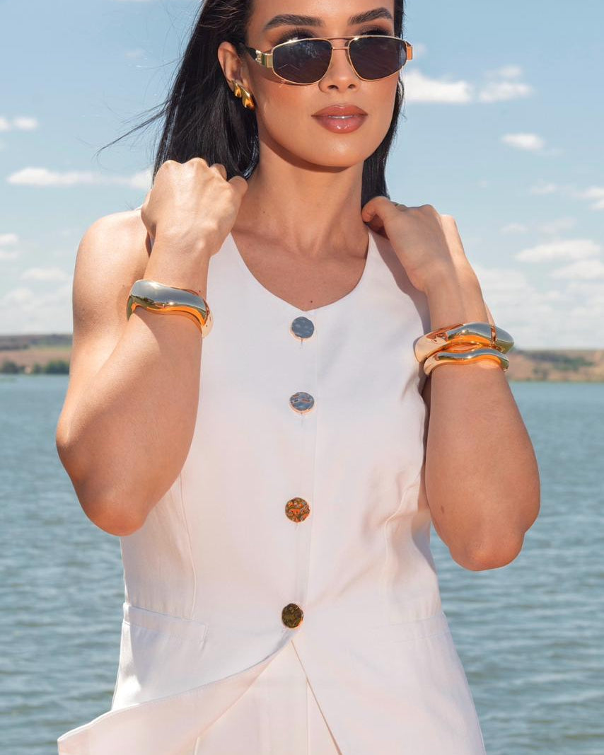 Conjunto Alfaiate - Off White