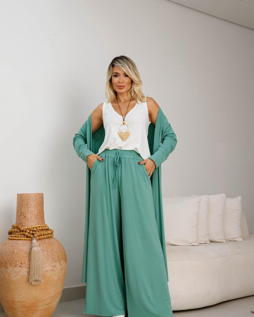 Conjunto Amalfi - Verde Acqua