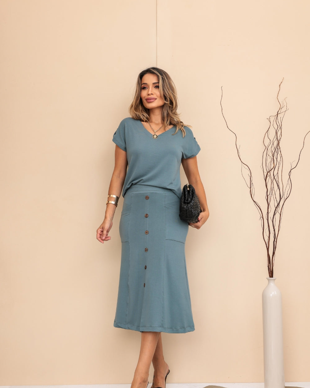 Conjunto Ambience - Cinza