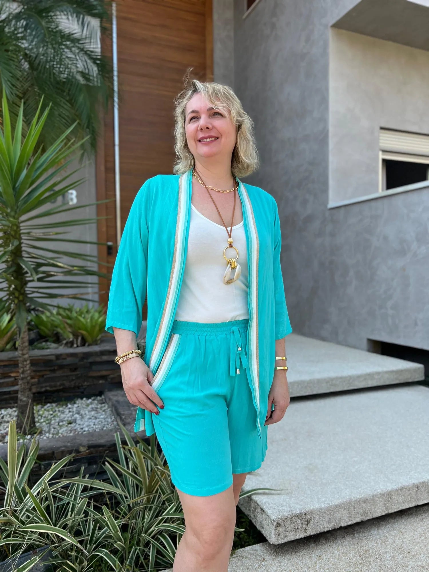 Conjunto Angra - Turquesa