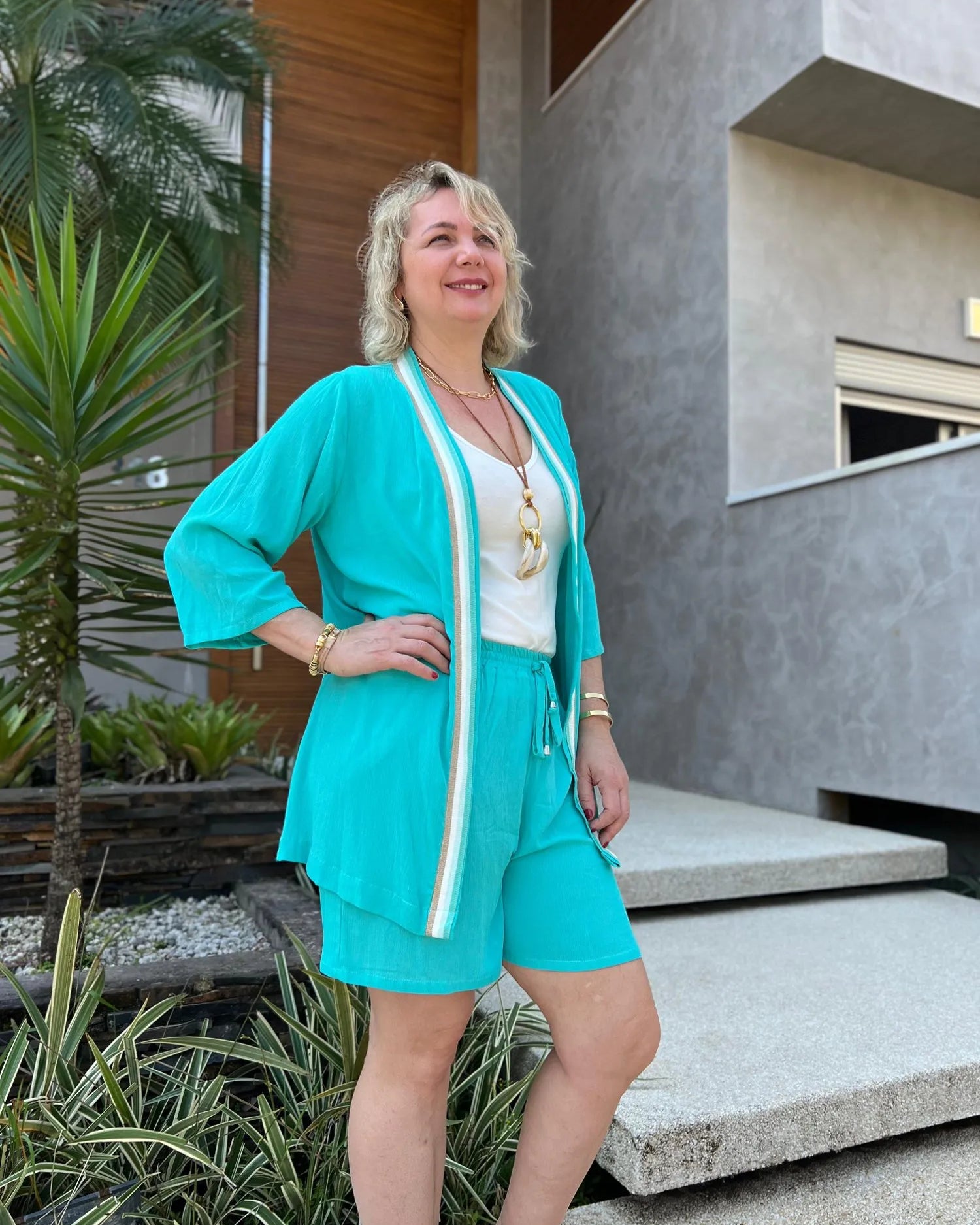 Conjunto Angra - Turquesa