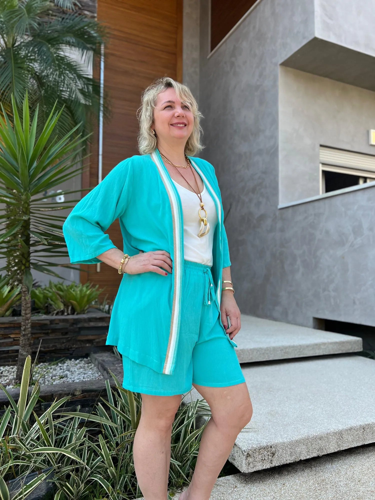 Conjunto Angra - Turquesa