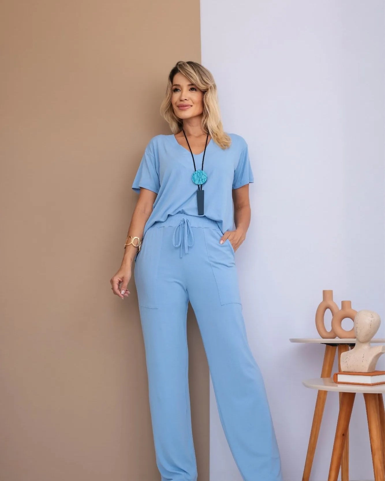 Conjunto Mega Confort - Azul Céu