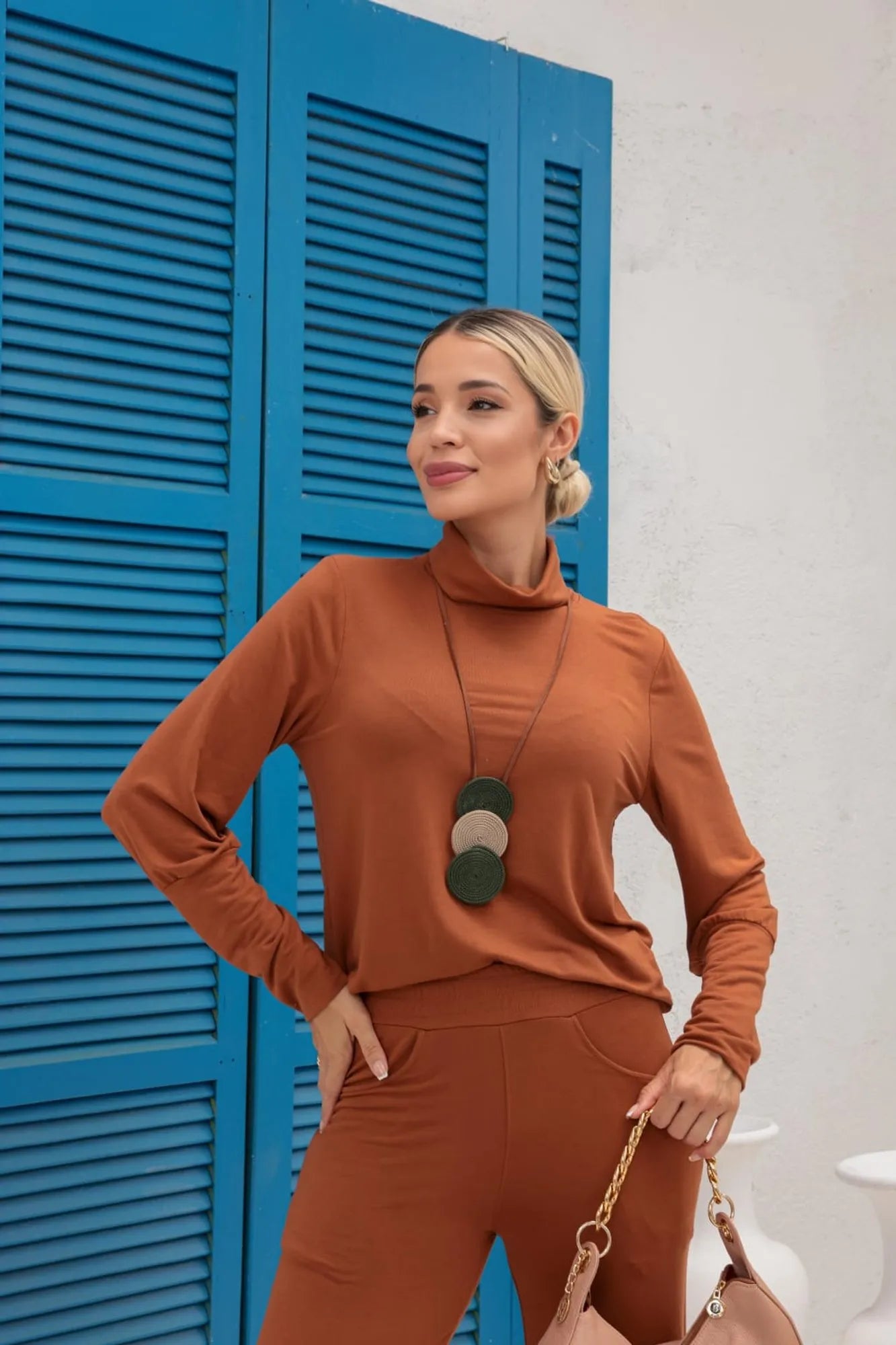 Conjunto Banff - Caramelo