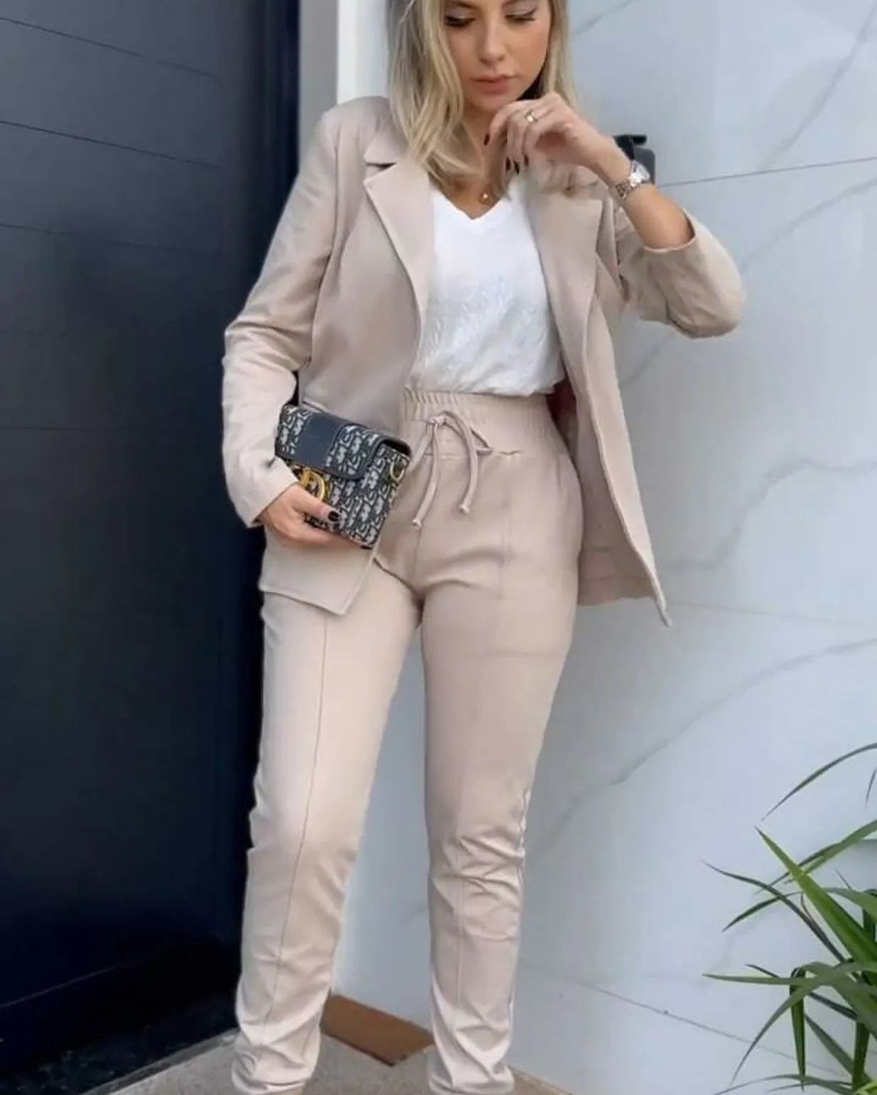 Conjunto Blazer - Nude