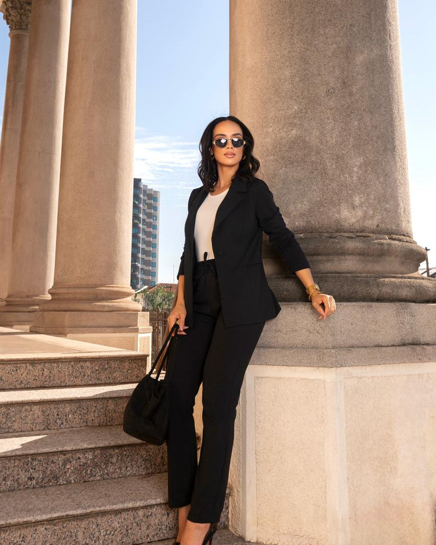 Conjunto Blazer - Preto