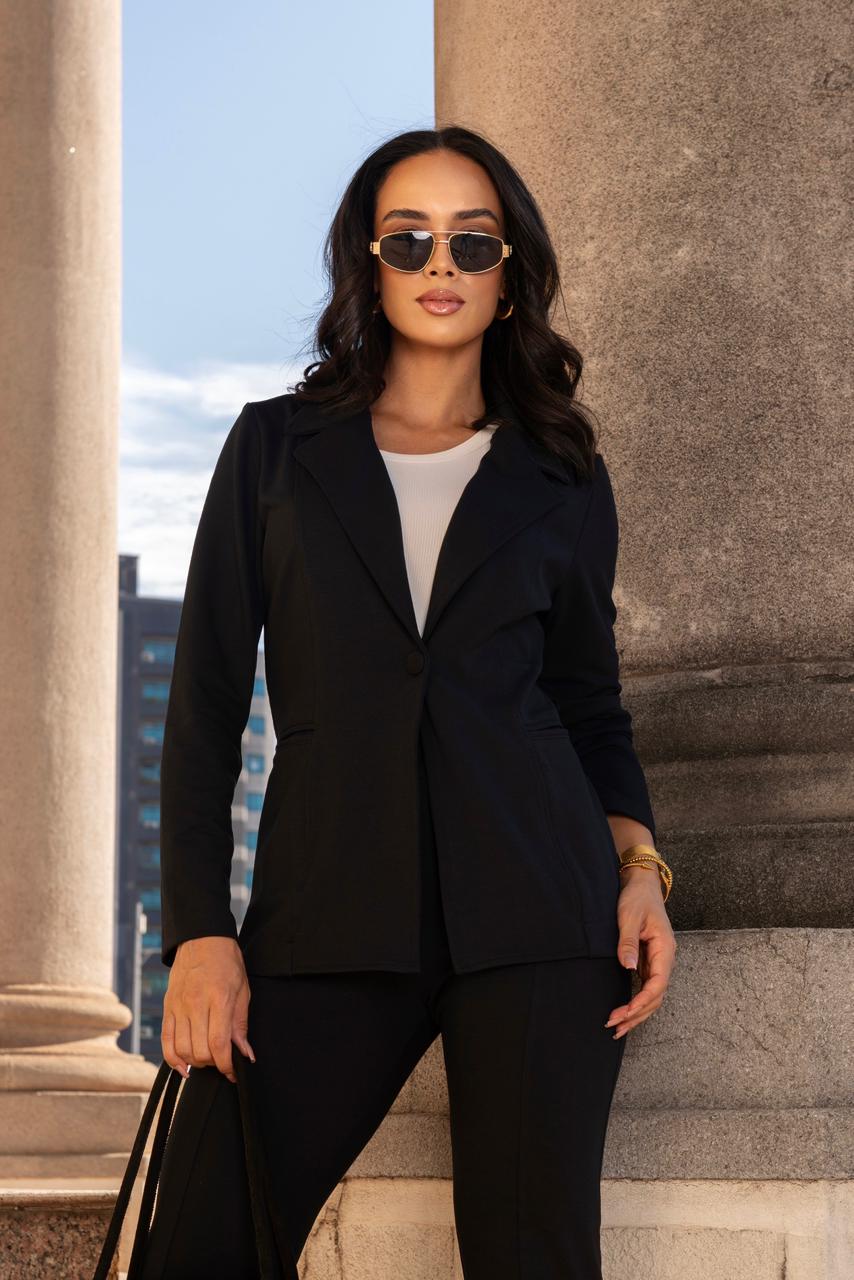 Conjunto Blazer - Preto