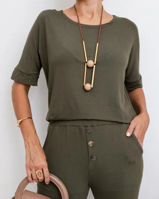 Conjunto Blend - Verde Militar
