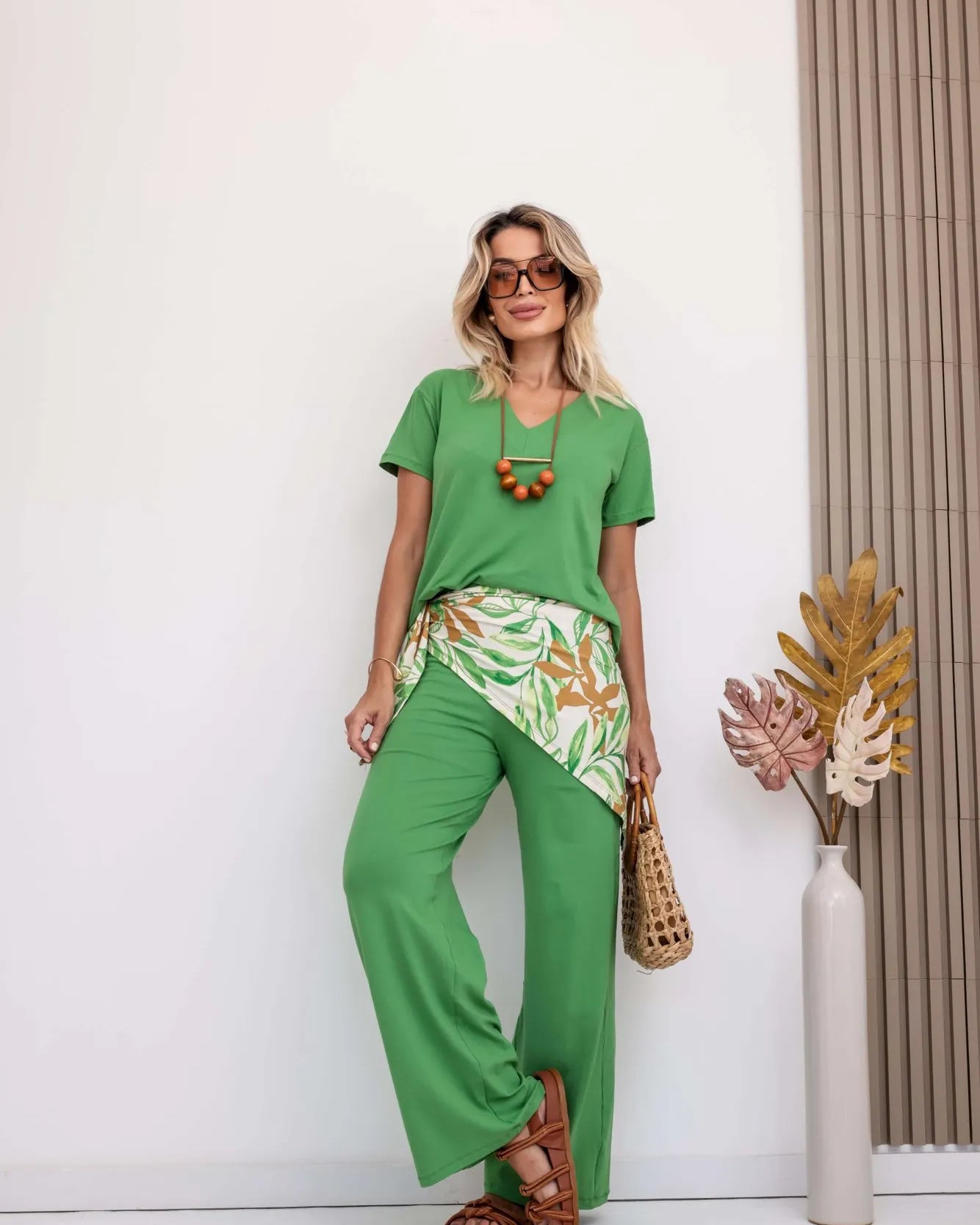 Conjunto Boho - Verde