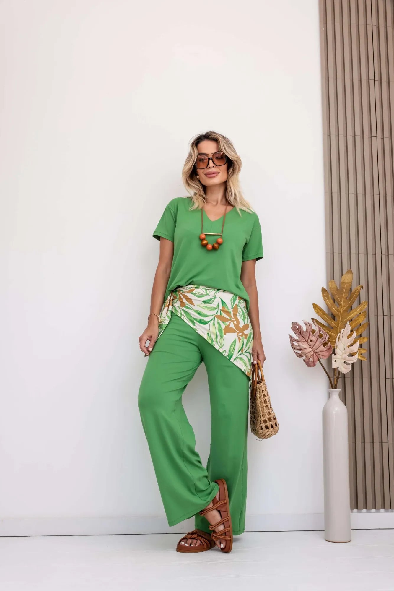 Conjunto Boho - Verde