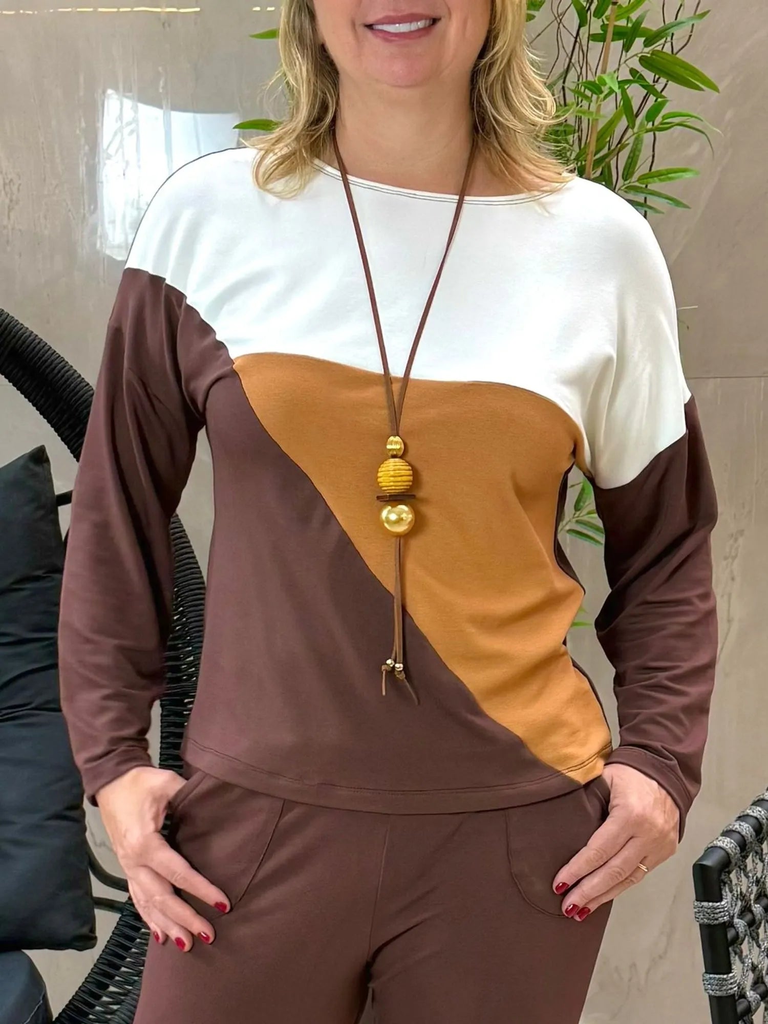 Conjunto Boss - Marrom