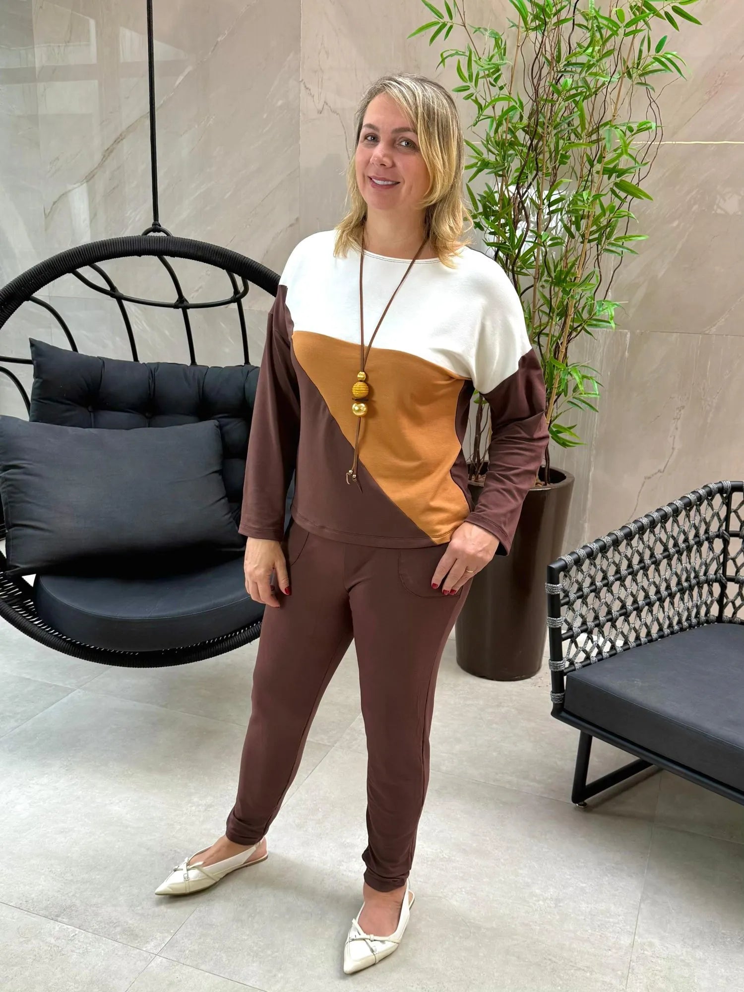 Conjunto Boss - Marrom