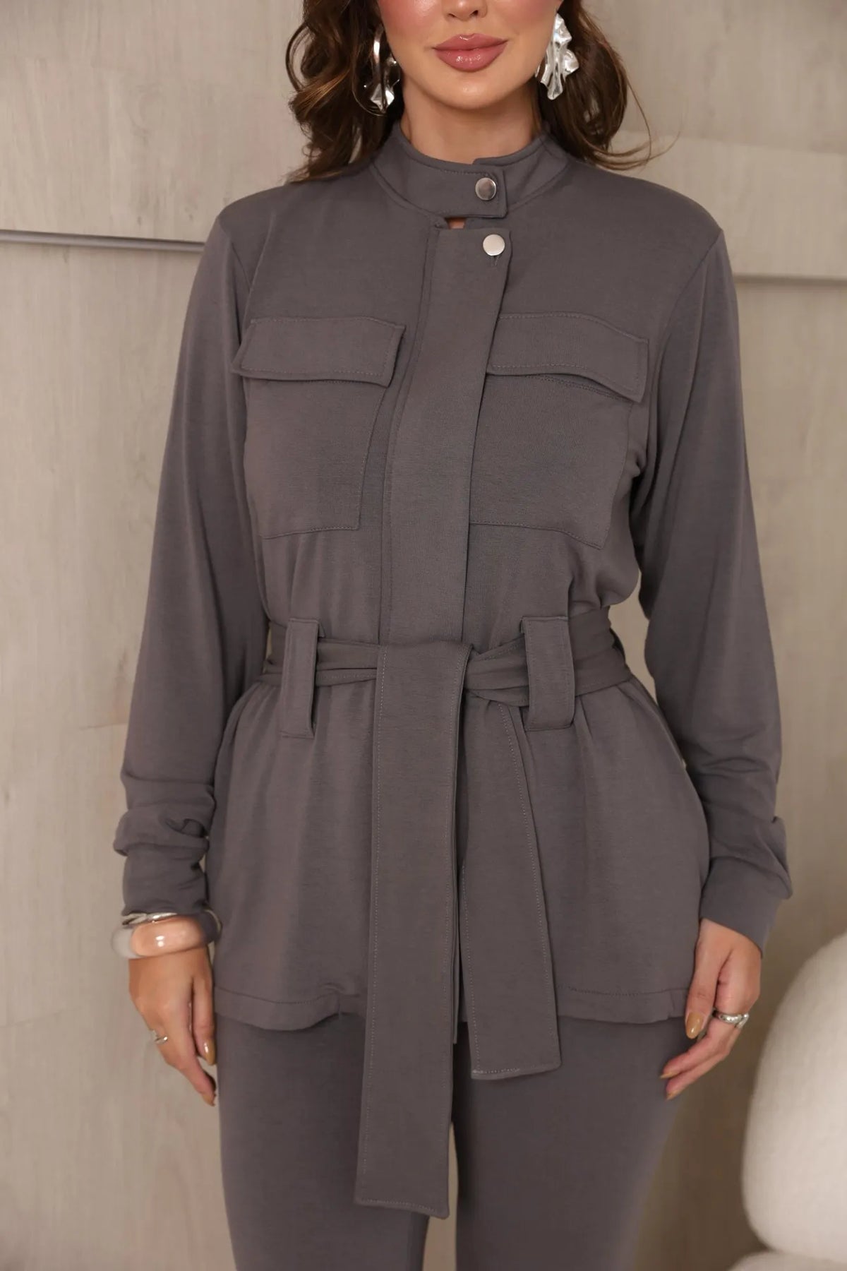 Conjunto Chile - Cinza