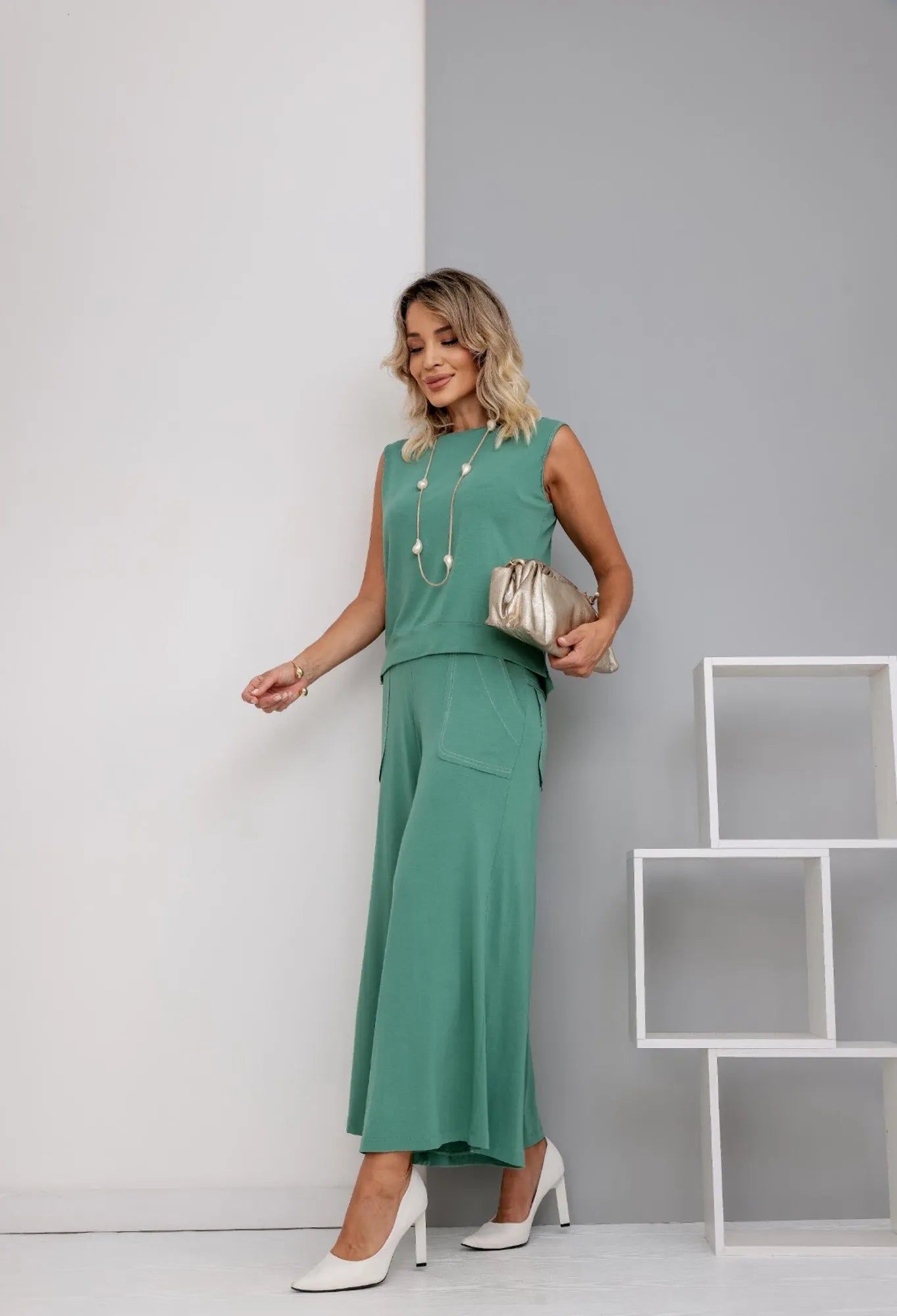 Conjunto Cisne - Menta