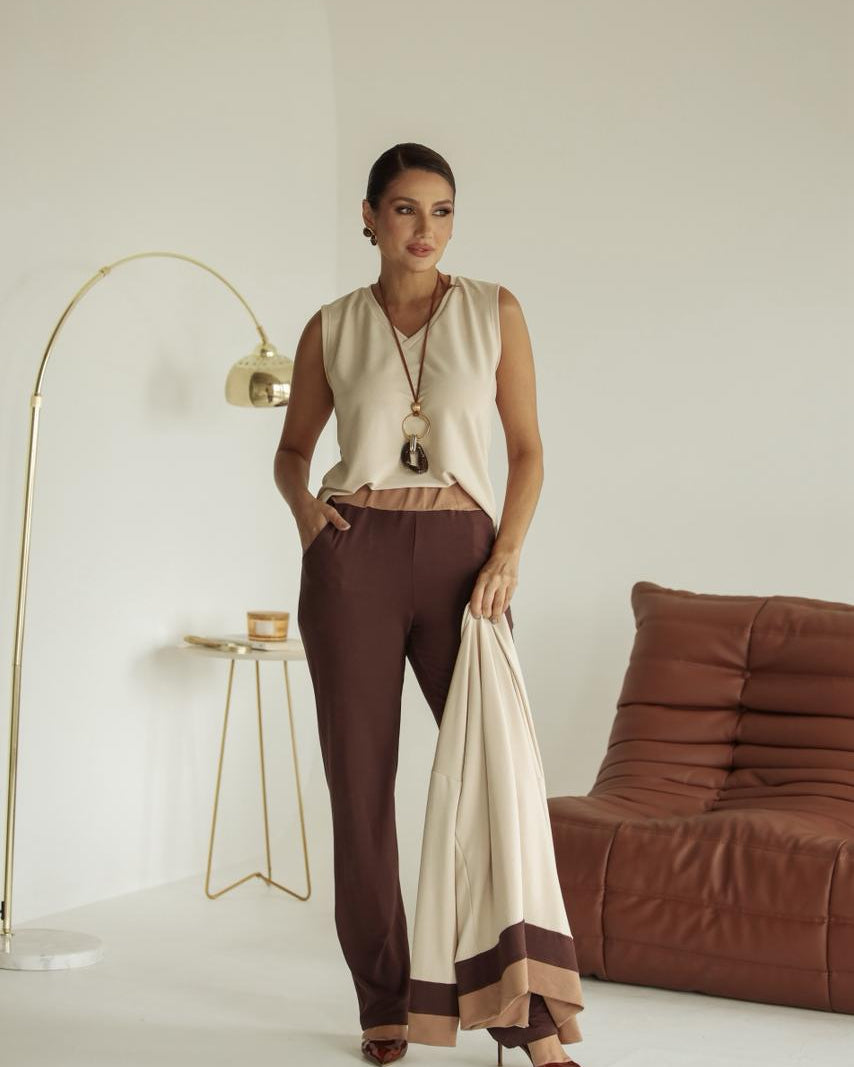 Conjunto Class - Marrom