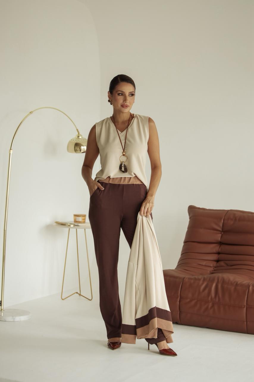 Conjunto Class - Marrom