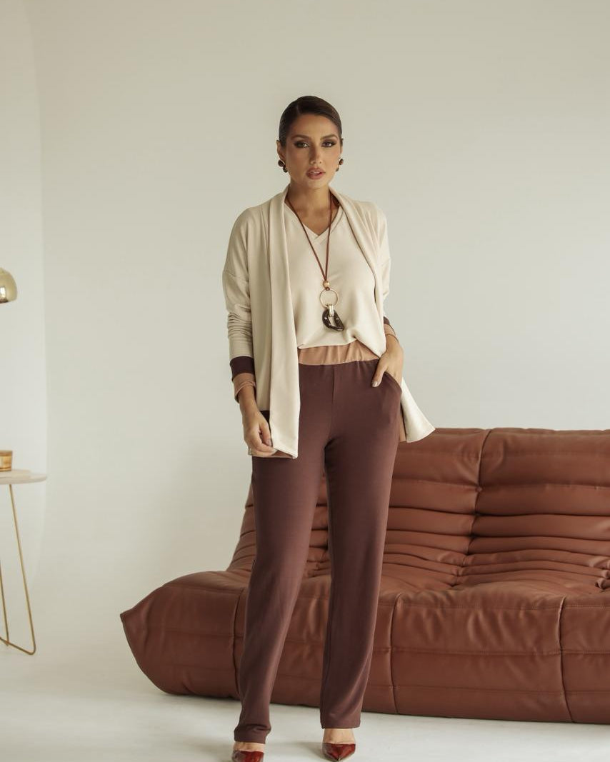 Conjunto Class - Marrom