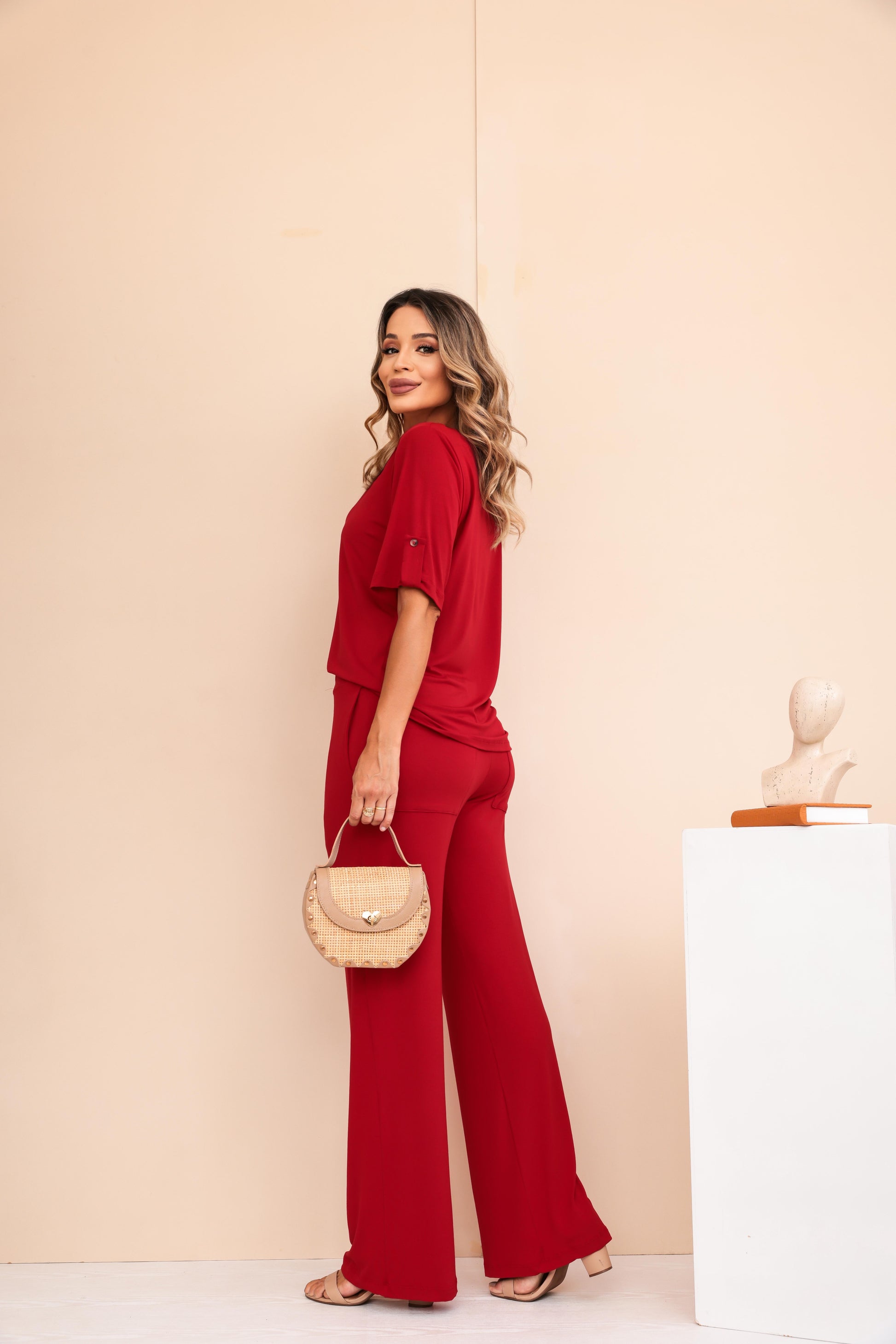 Conjunto Contemplar - Vermelho